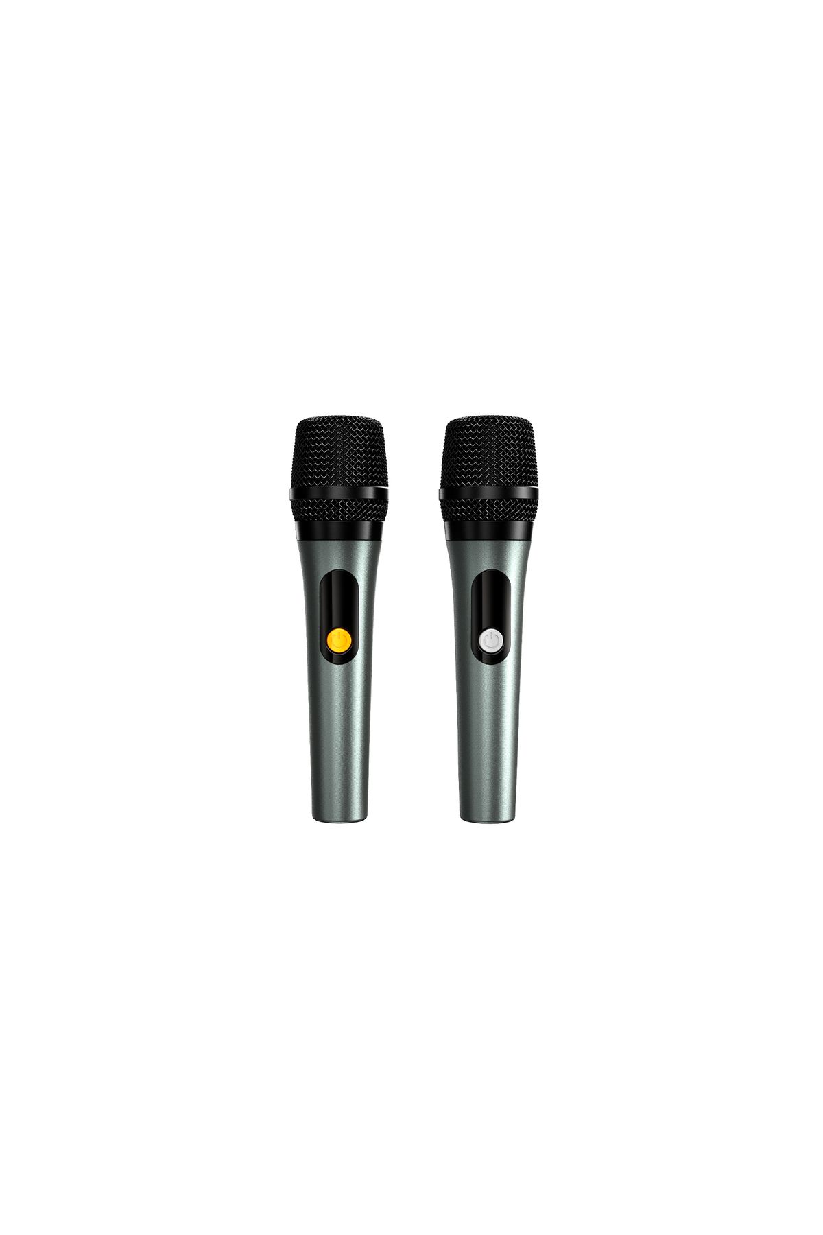 HiFuture-Vocalist 200 to Bluetooth 5.0 100W Rgb Portable Microphone Karaoke System with Wireless Speaker Silver 7