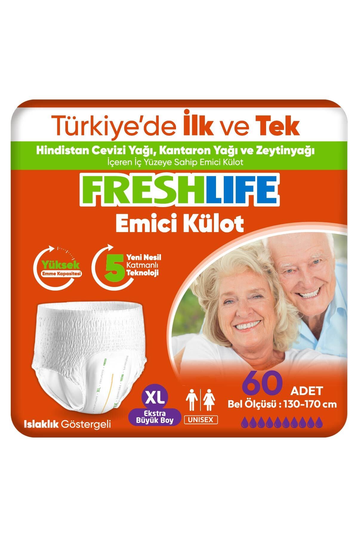 Freshlife Xlarge Emici Külot 30’lu 2 Paket (60 ADET)