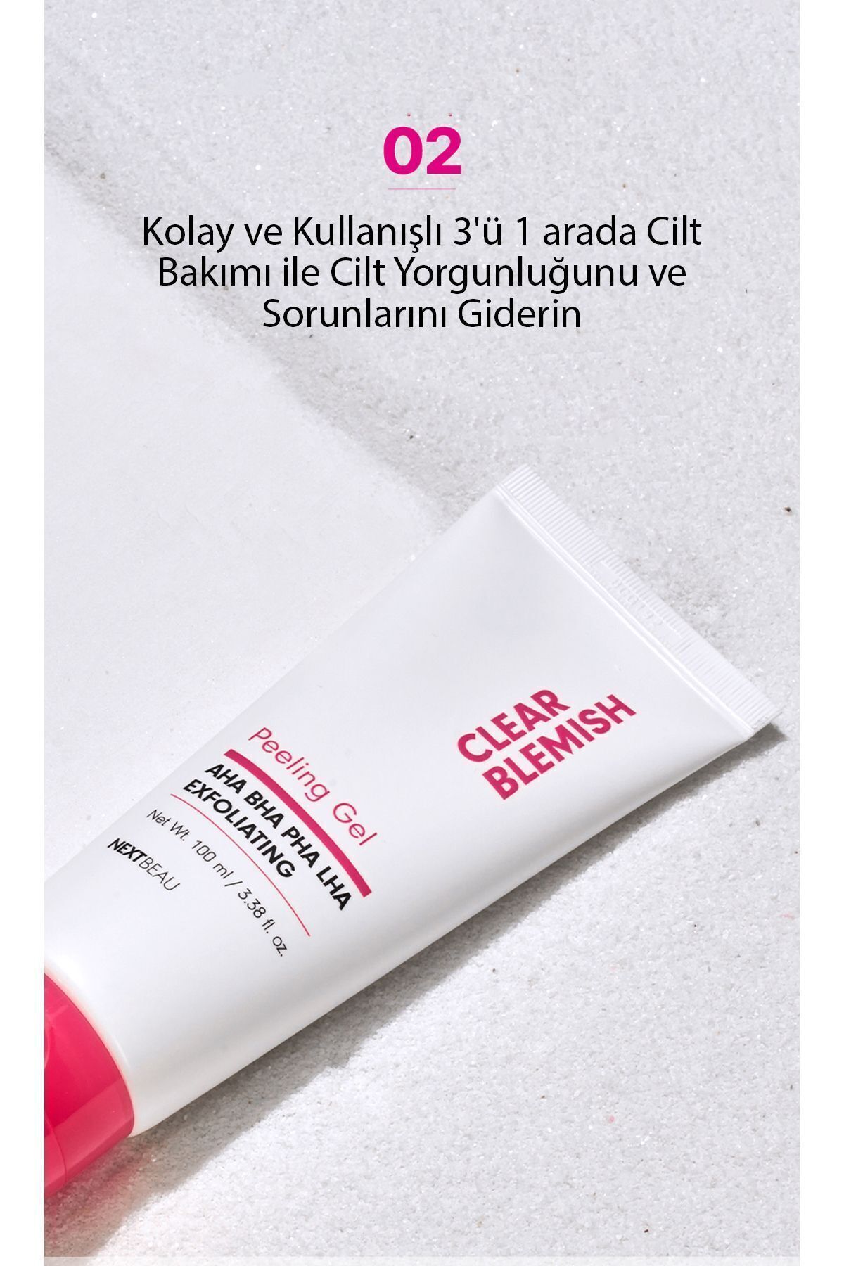 Yoğun Temizleyici Clear Blemish Peeling Jel — peeling — تصویر 3 از 6