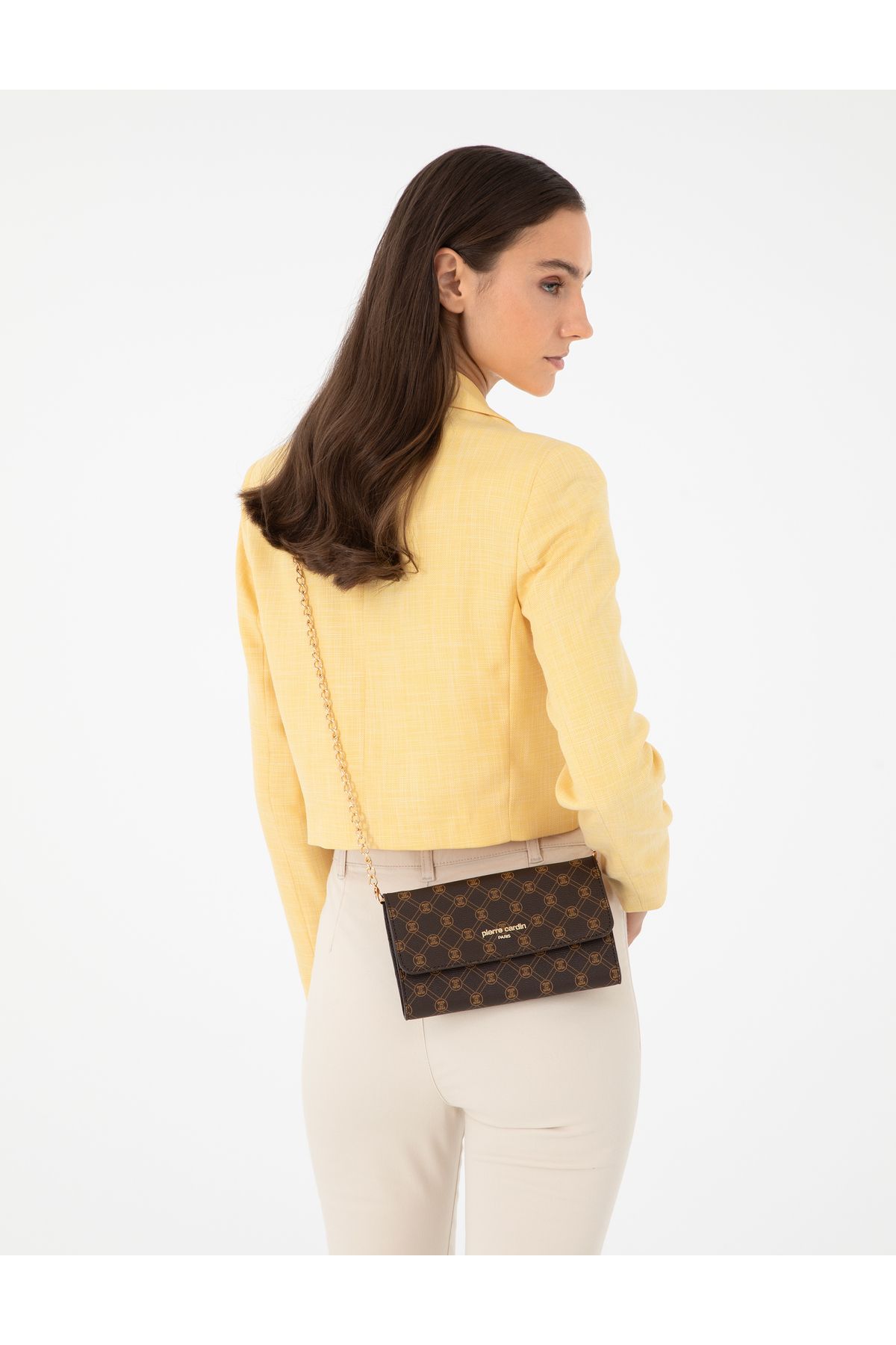 کیف کراس بادی قهوه ای 50296261-VR029 Pierre Cardin