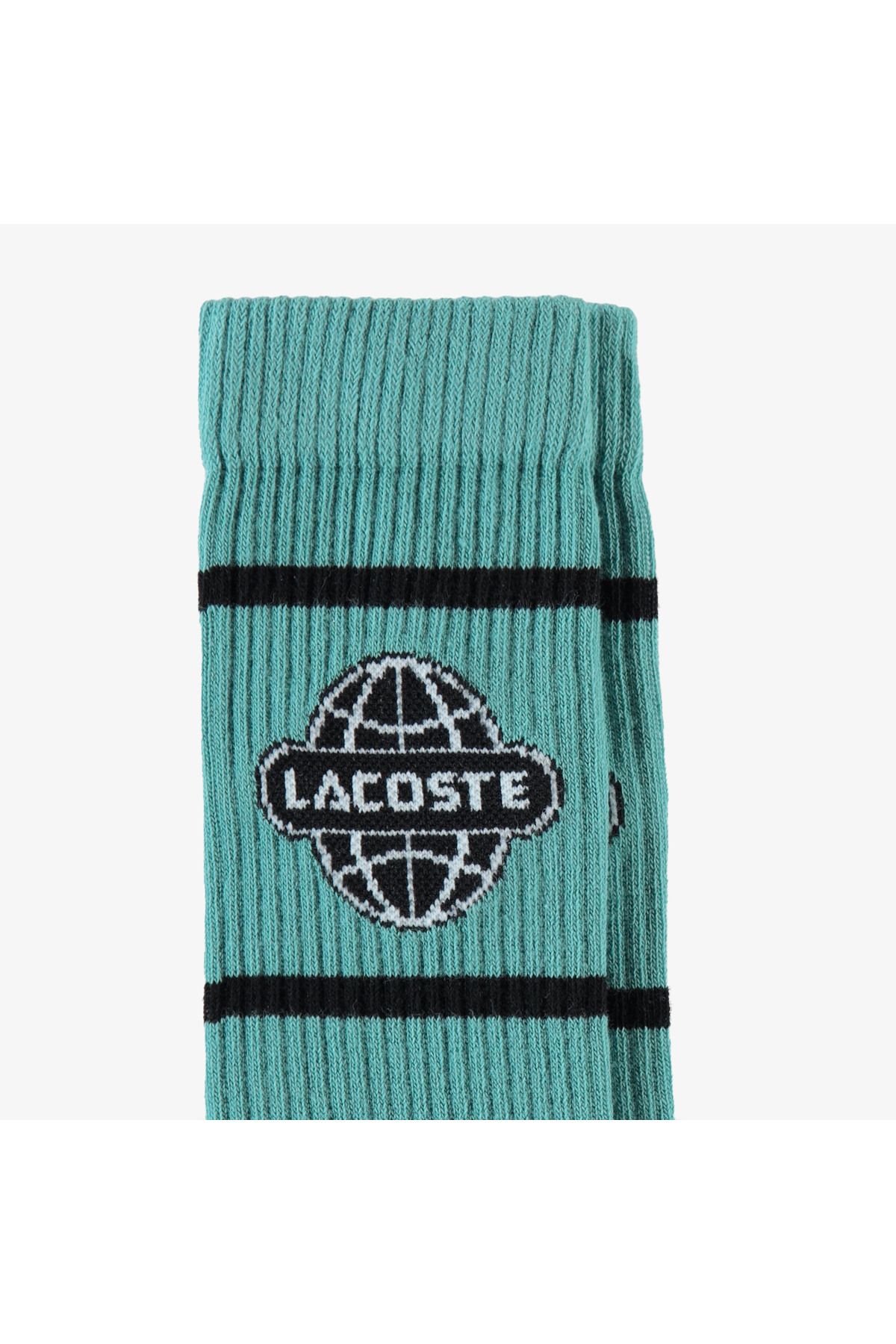 Lacoste-Light Green Men's Socks - Printed 2