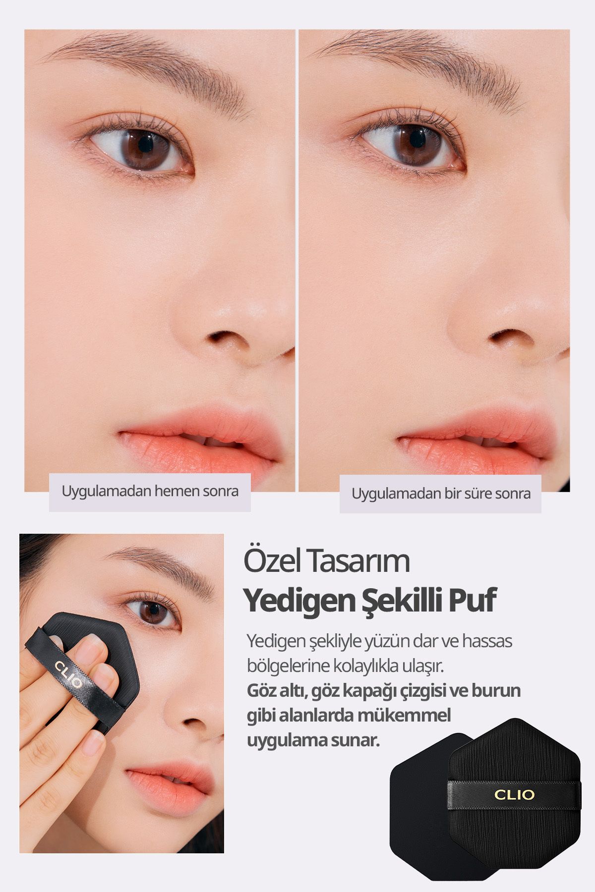 CLIO-Cushion Clio Kill Cover Fixer Cushion+Refill Spf50+/Pa+++ with Matte Finish Coverage (04/Ginger) 5