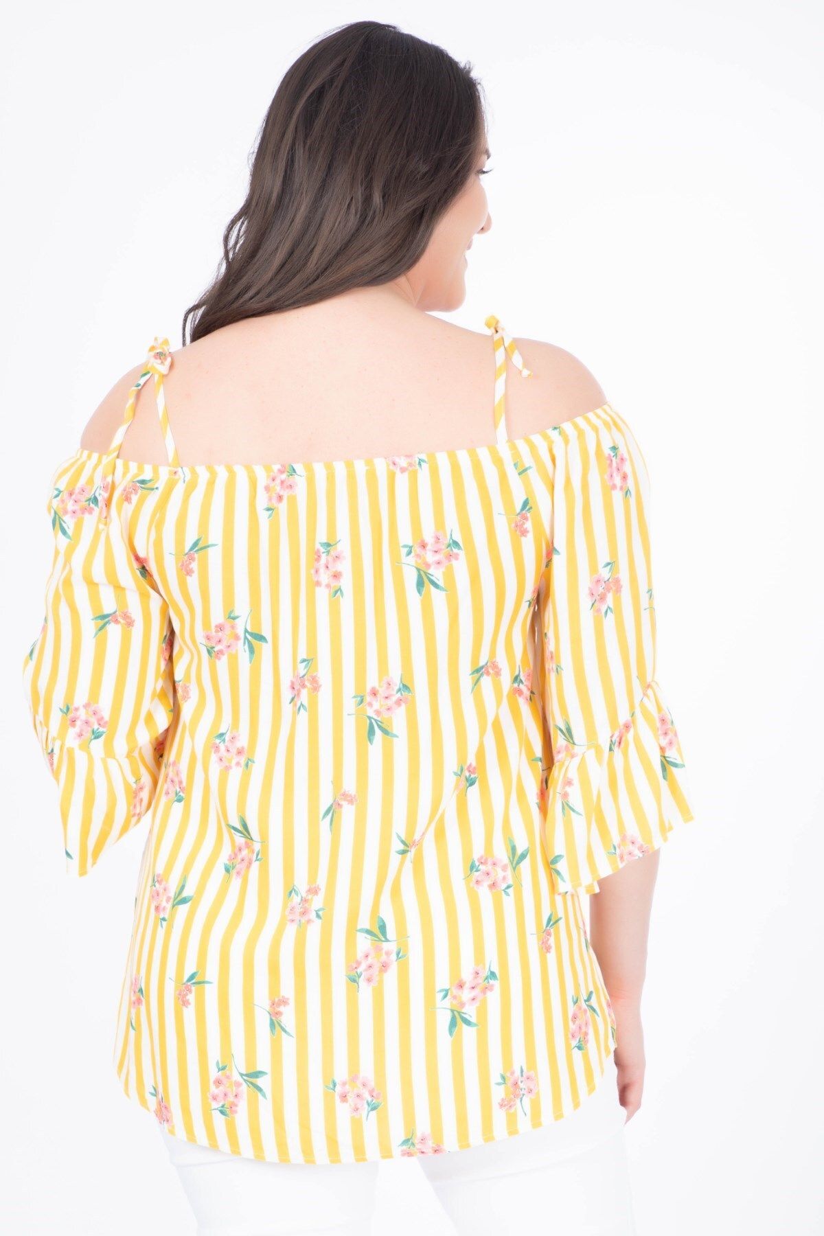 MYLİNE-Rope Strap Flywheel Blouse 3