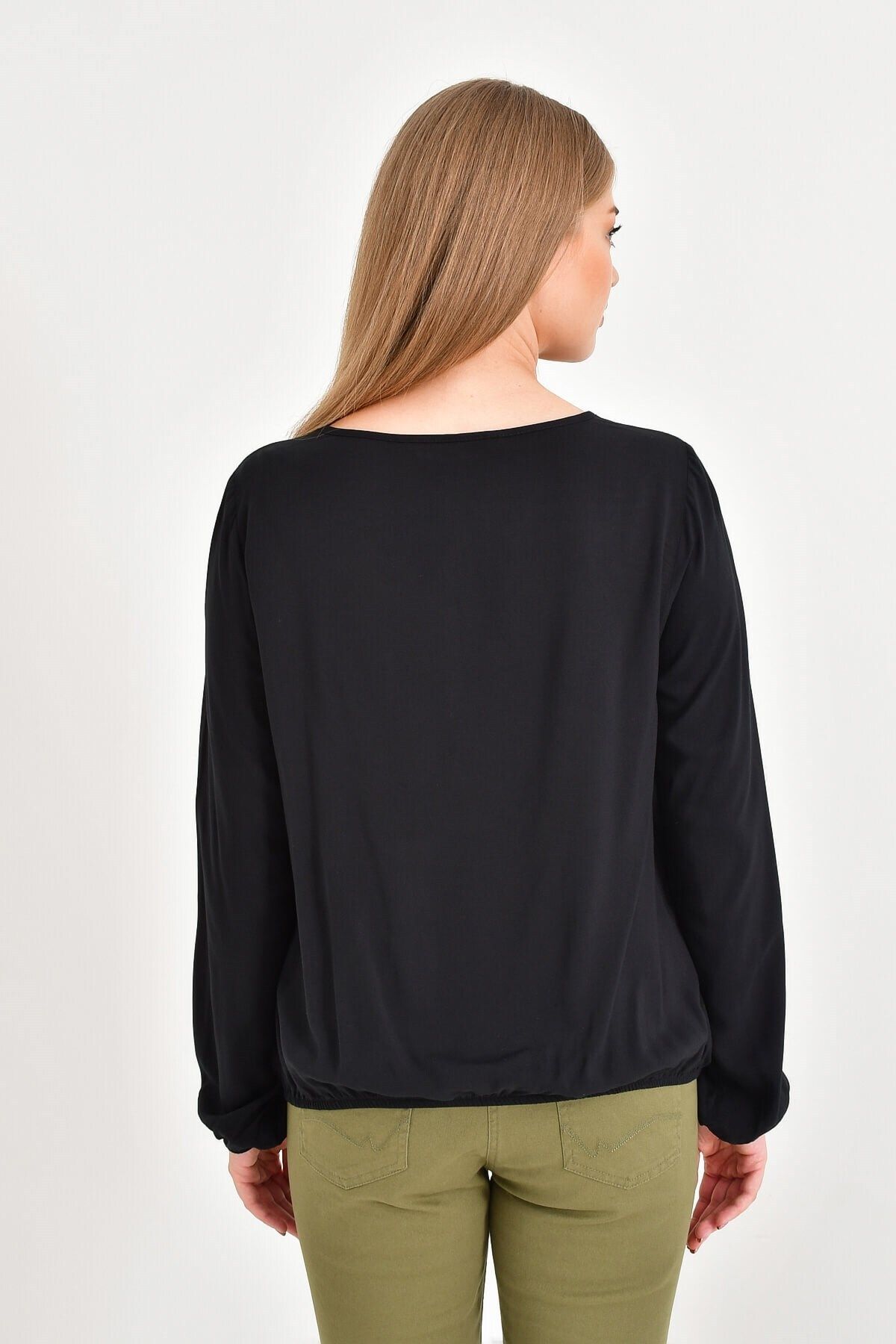 MYLİNE-Lace Blouse with Bow Front 6