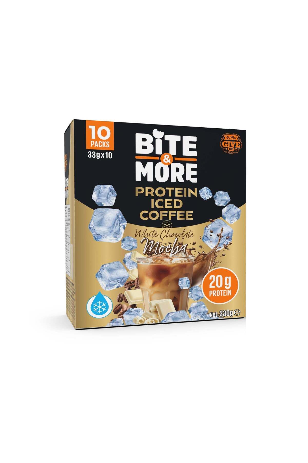 bite & more Proteinli Soğuk Kahve White Chocolate Mocha (33g x10 Adet)