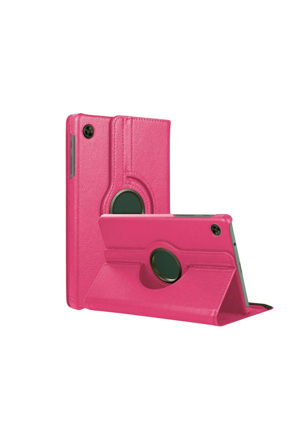 pazarella-Lenovo Tab M10 (3. Generation) 10.1 Inch Tb-328F Case 360 Tablet Case with Rotatable Stand Pink 1