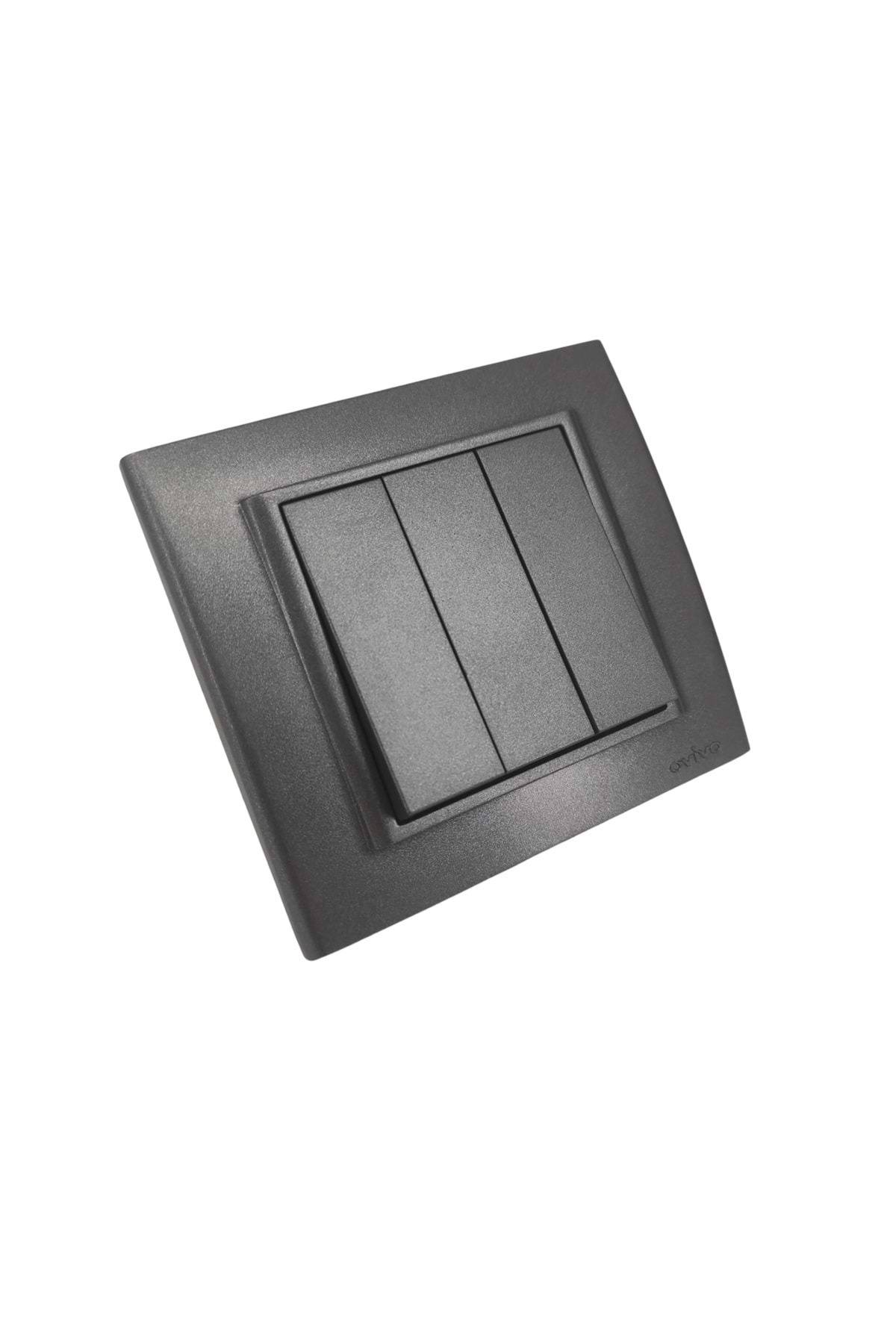 OVİVO-Ovivo Grano Smoked - 6 Pieces Triple Switch Frame Set 2