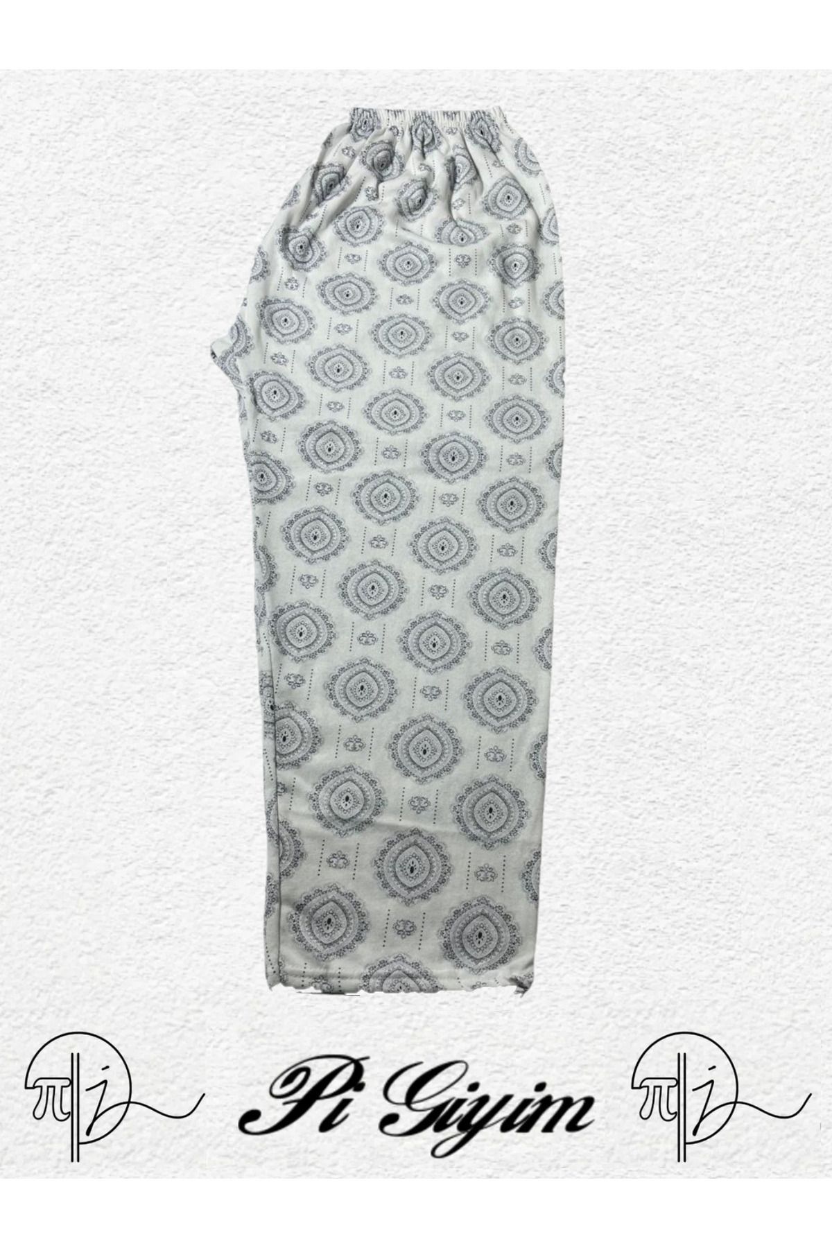 SİERNA Kadın Kışlık Pijama Altı İçi Yünlü srn-004208