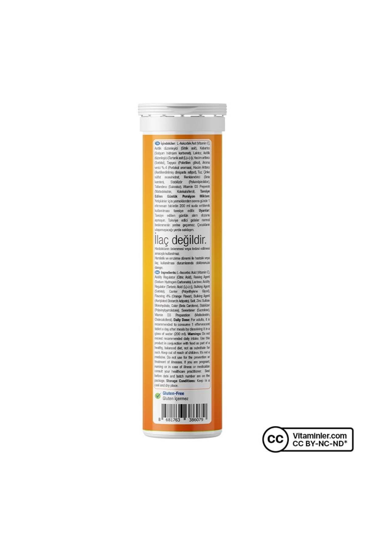 One Up-15 Effervescent Tablets Containing Vitamin C and D - Triple Effect, Zinc Supplement 4