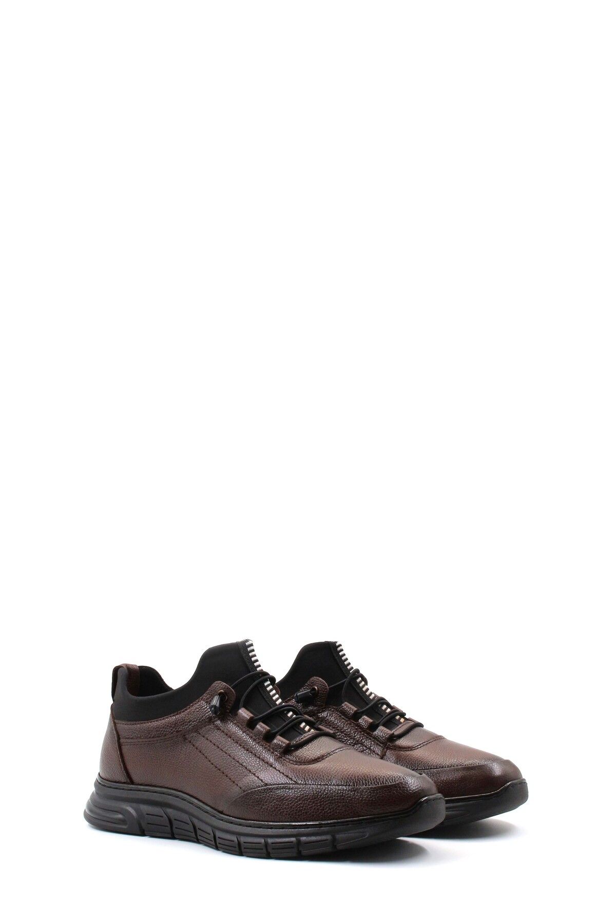 TUGERDİ Pantofi Casual Pentru Bărbați Cu Șireturi Cu Talpă Termică Din Piele Naturală - Tugerdi Brown Tg 09611312512 Masculin - 42