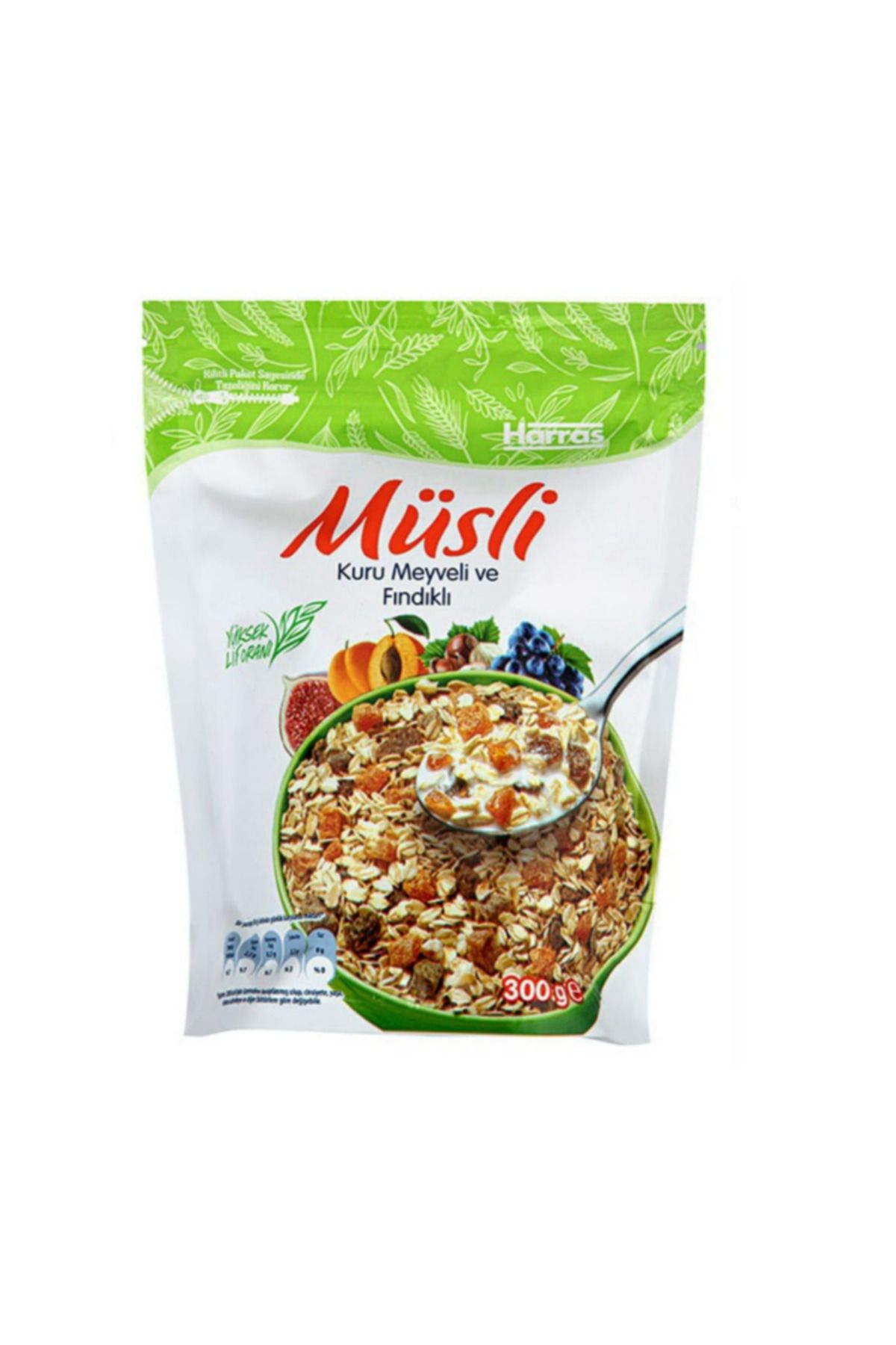 Harras Müsli Kuru Meyveli Ve Fındıklı 300 gr