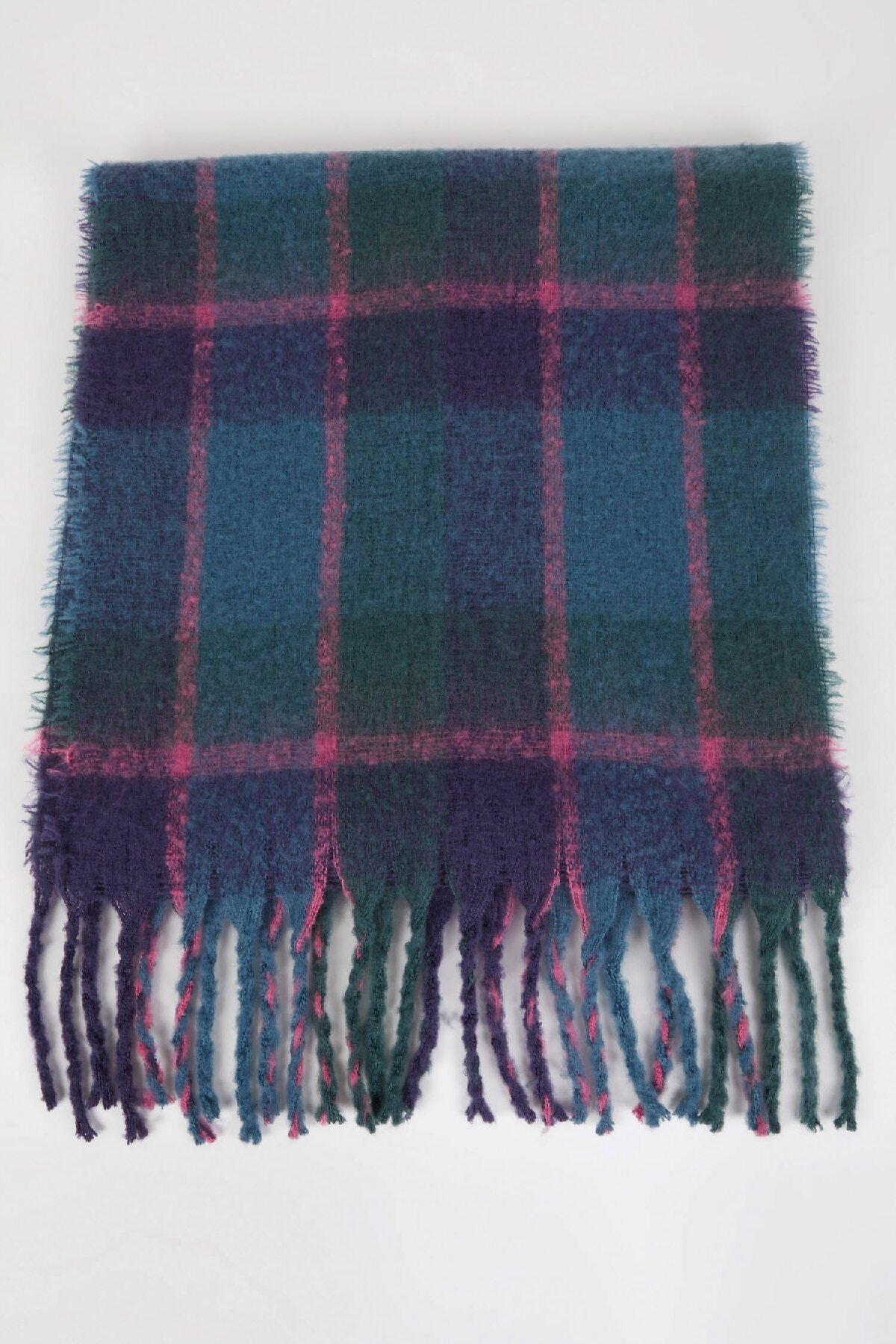 DeFacto-Thick Woven Women's Scarf - Checkered A6634Ax24Wn 2