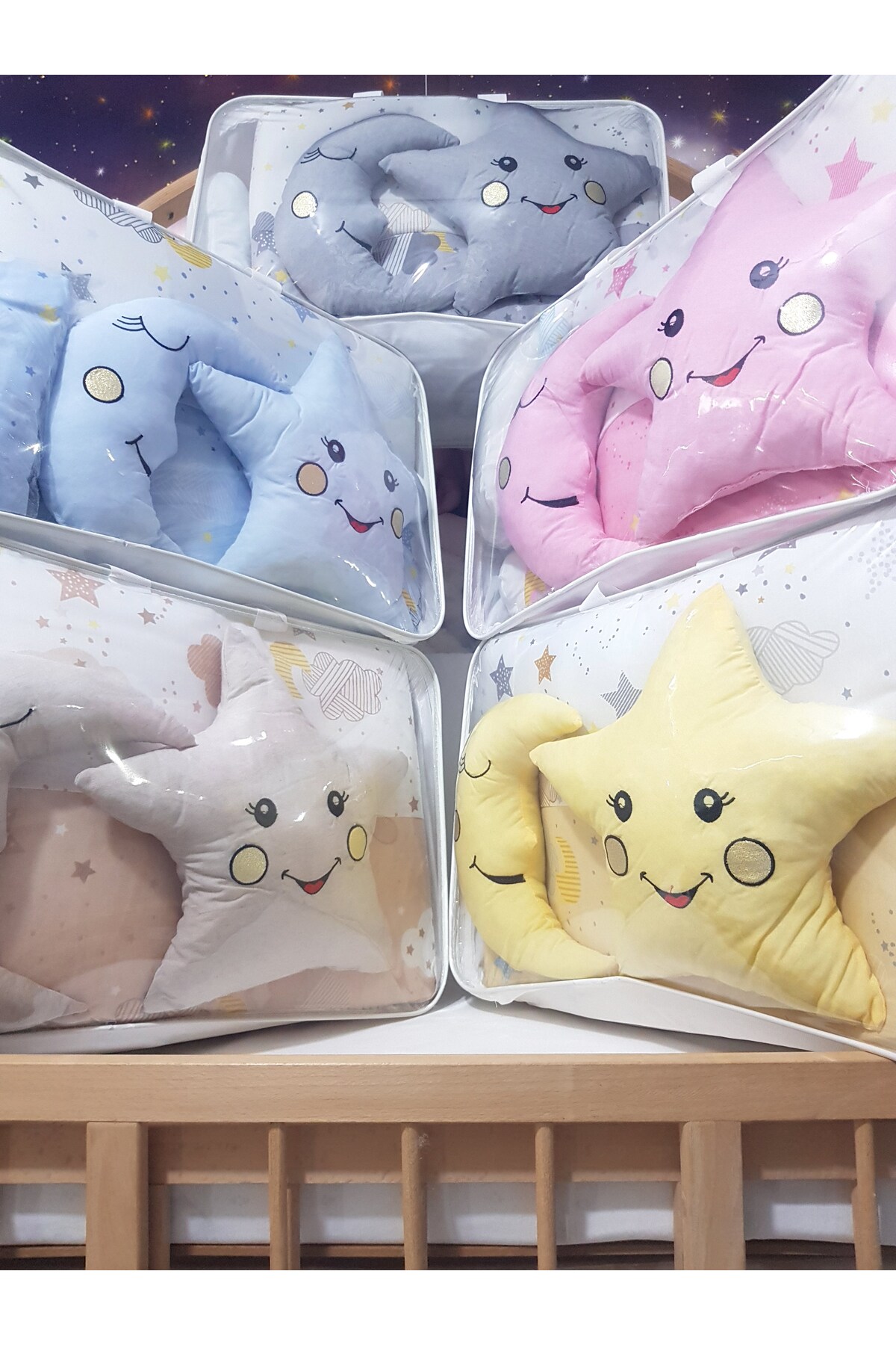 Baby Clime 60x120 Rüya Serisi Bebek Uyku Seti Pembe (CİBİNLİK VE APARAT DAHİL) fotoğrafı 7 (önizleme)