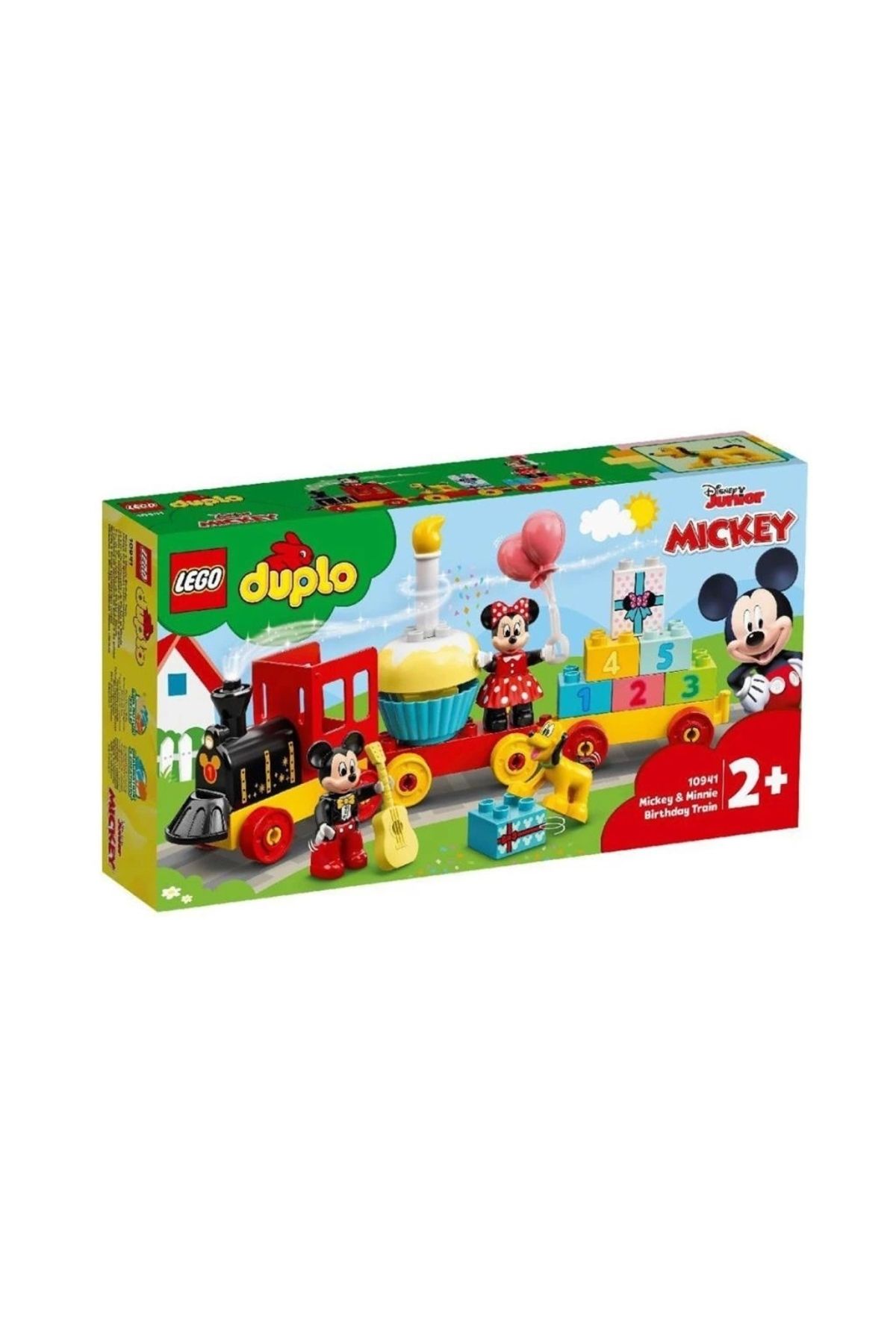 KdrElektronik Çocuk 10941 ® Duplo® Mickey ve Minnie Doğum Günü Treni / 22 parça /+2 yaş