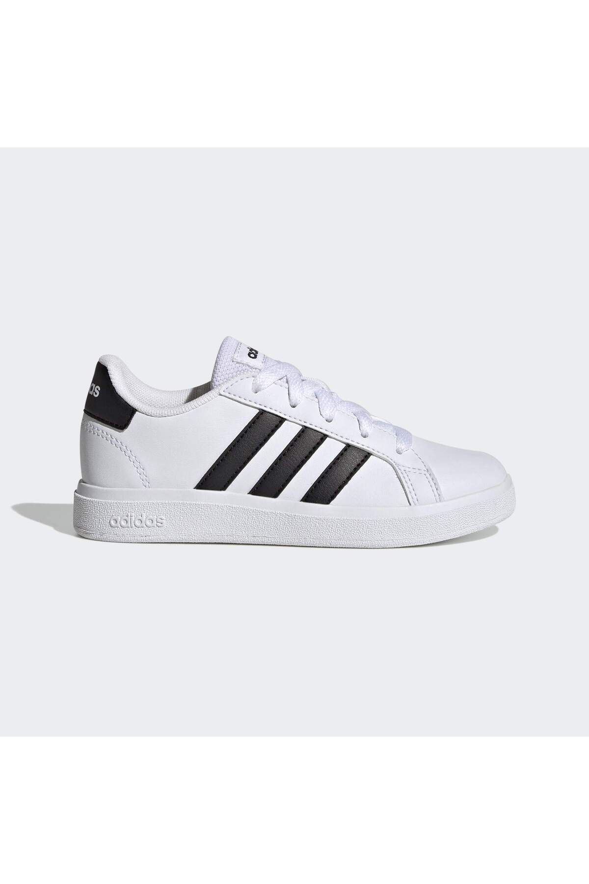 کفش دو و تمرین مشکی مردانه زنانه تنیس سبک زندگی دادگاه بزرگ adidas