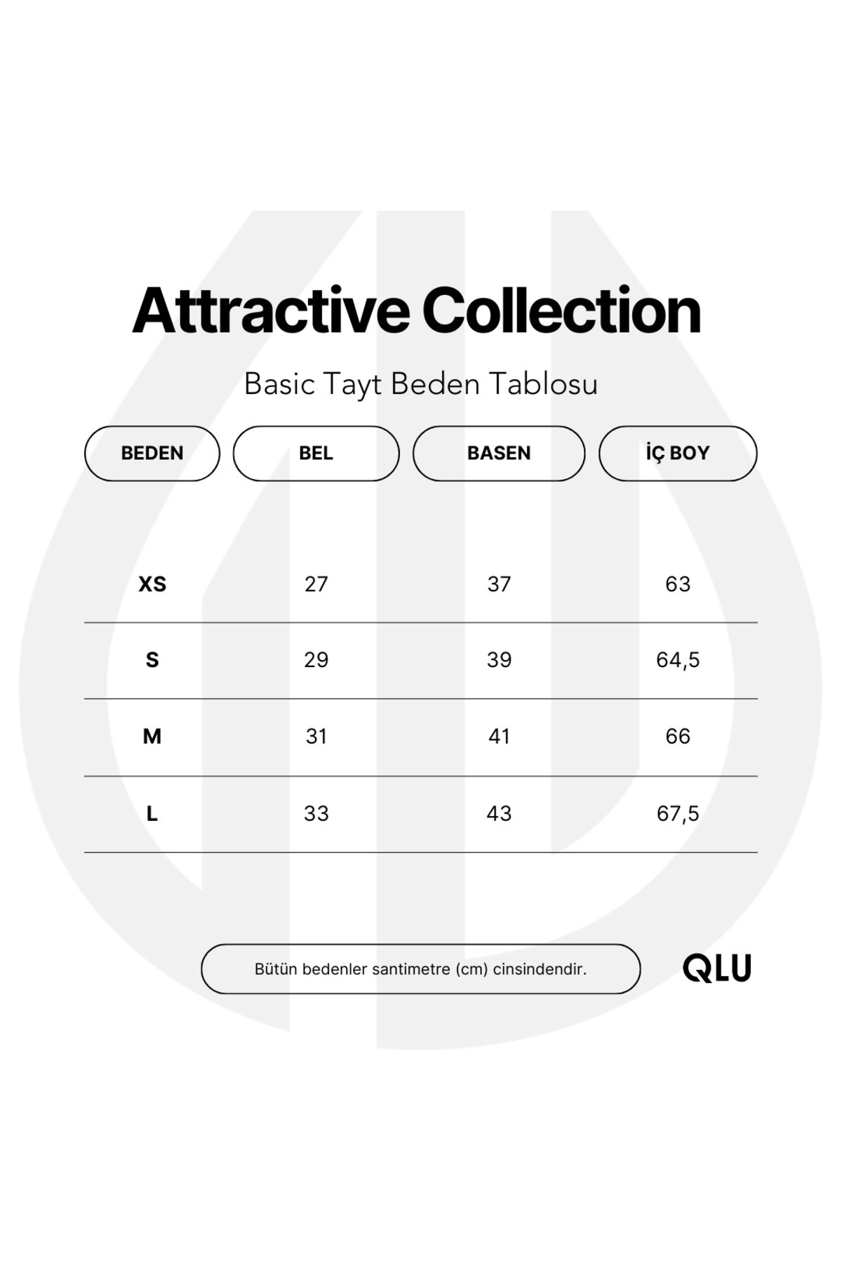qlu  Attractive Collection Kadın Seamless/dikişsiz Basic Tayt - Görsel 9