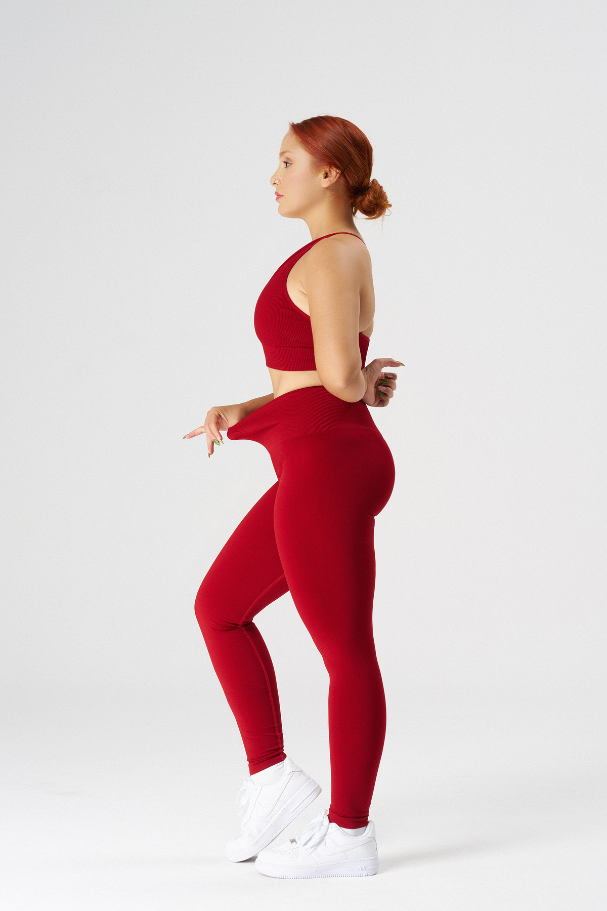 qlu  Attractive Collection Kadın Seamless/dikişsiz Basic Tayt - Görsel 4