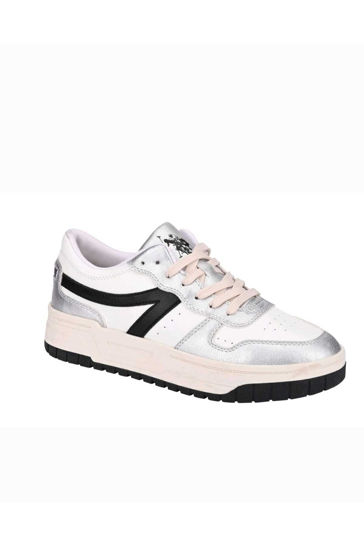 یو اس پولو کفش ورزشی کتانی سفید کورتینا