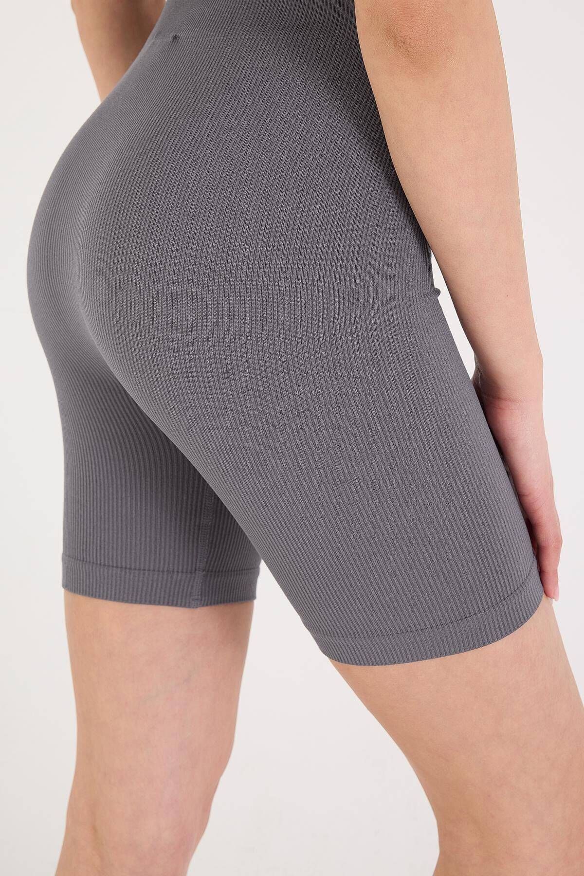 Addax-Nahtlose Sportshorts mit hoher Taille und Strumpfhosen Tyt12417-t11 4