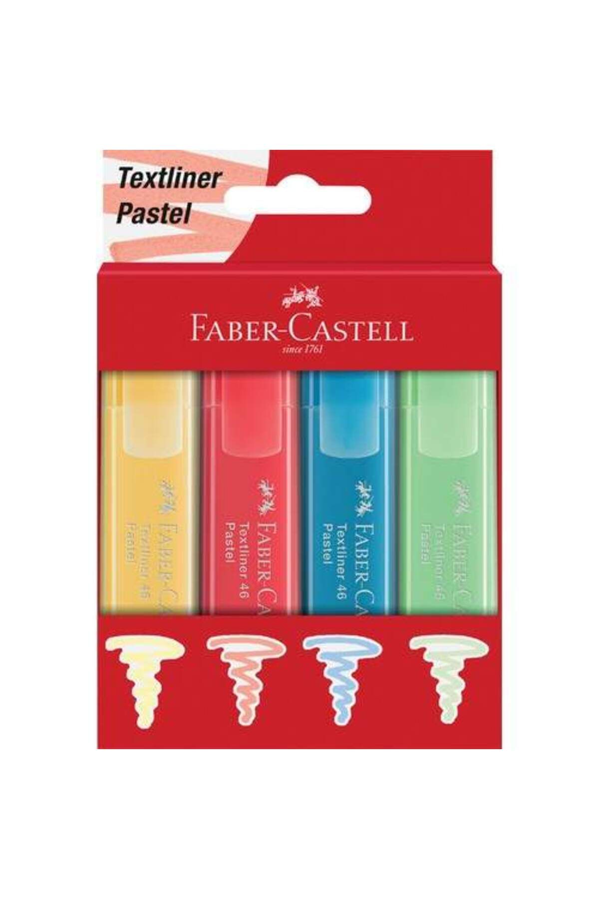 Faber Castell 4 Renk Set Pastel Fosforlu Kalem