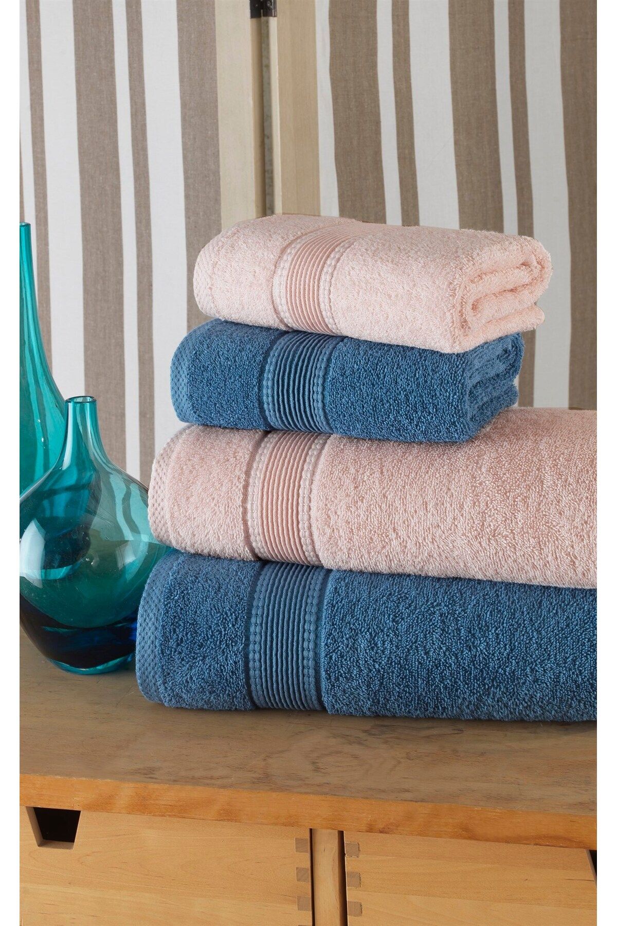 neşe home collection-Sandy Bath Towel Set 2