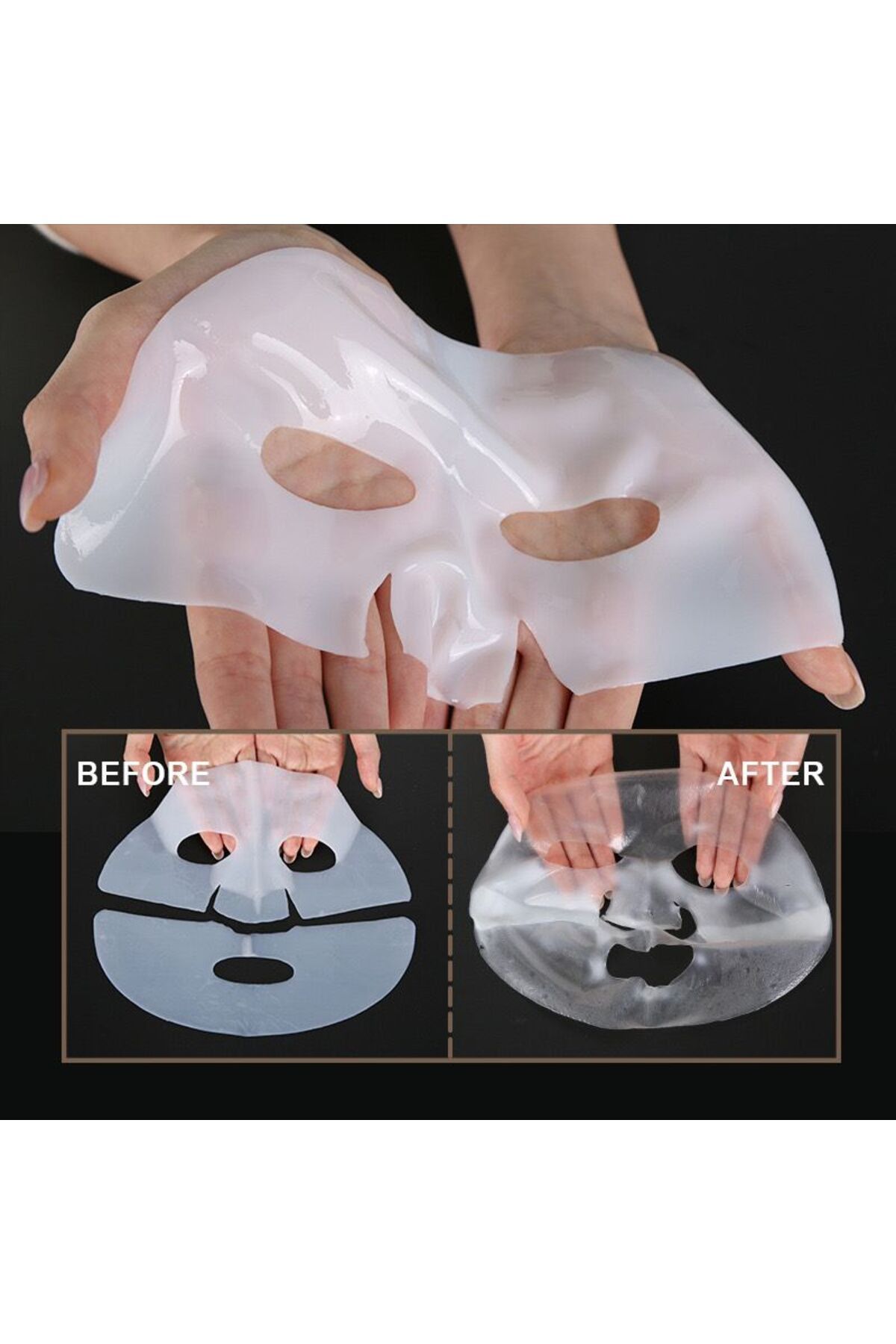 Ena Unity-Bio Collagen Transparent Face Mask Moisturizing, Revitalizing, Anti-Aging Korean Face Mask 5