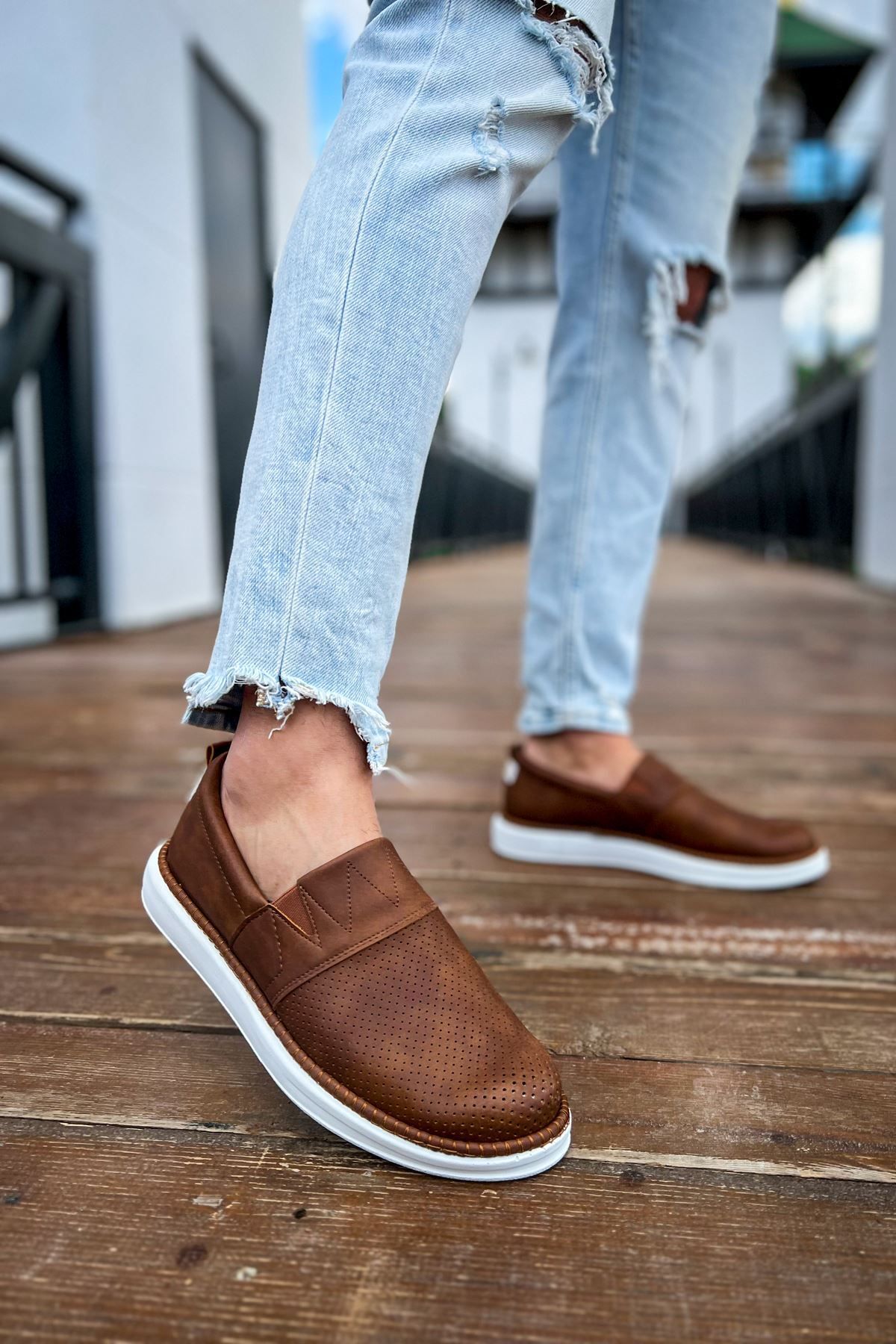 Pink Stil CH091 RBT Brecon Erkek Ayakkabı TABA