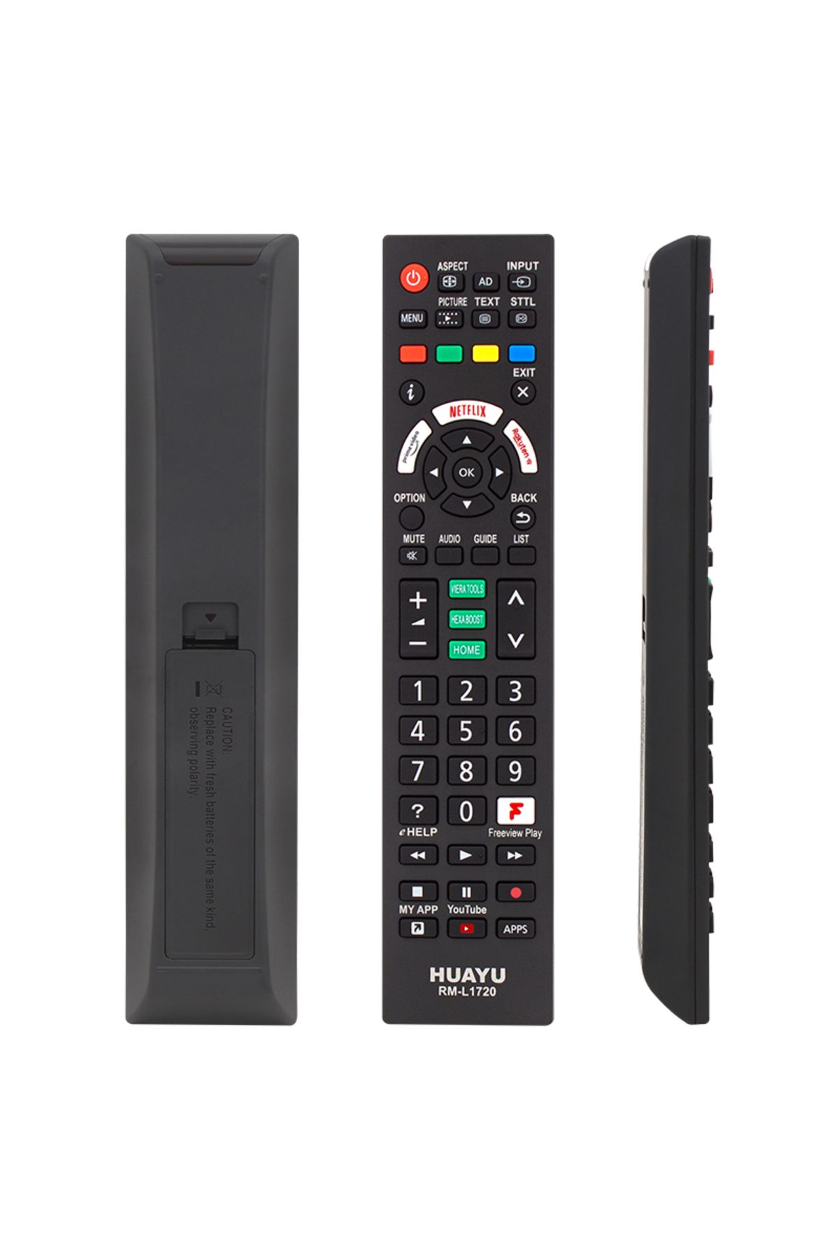 Robinanka HUAYU KL RM-L1720 PANA.SON.IC NETFLIX-YOUTUBE TUŞLU LCD-LED TV KUMANDA SMART TÜM MODELLER