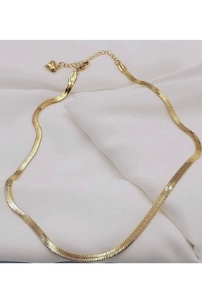 Mikasso Italyan Çelik Zincir Çelik Yok Altın