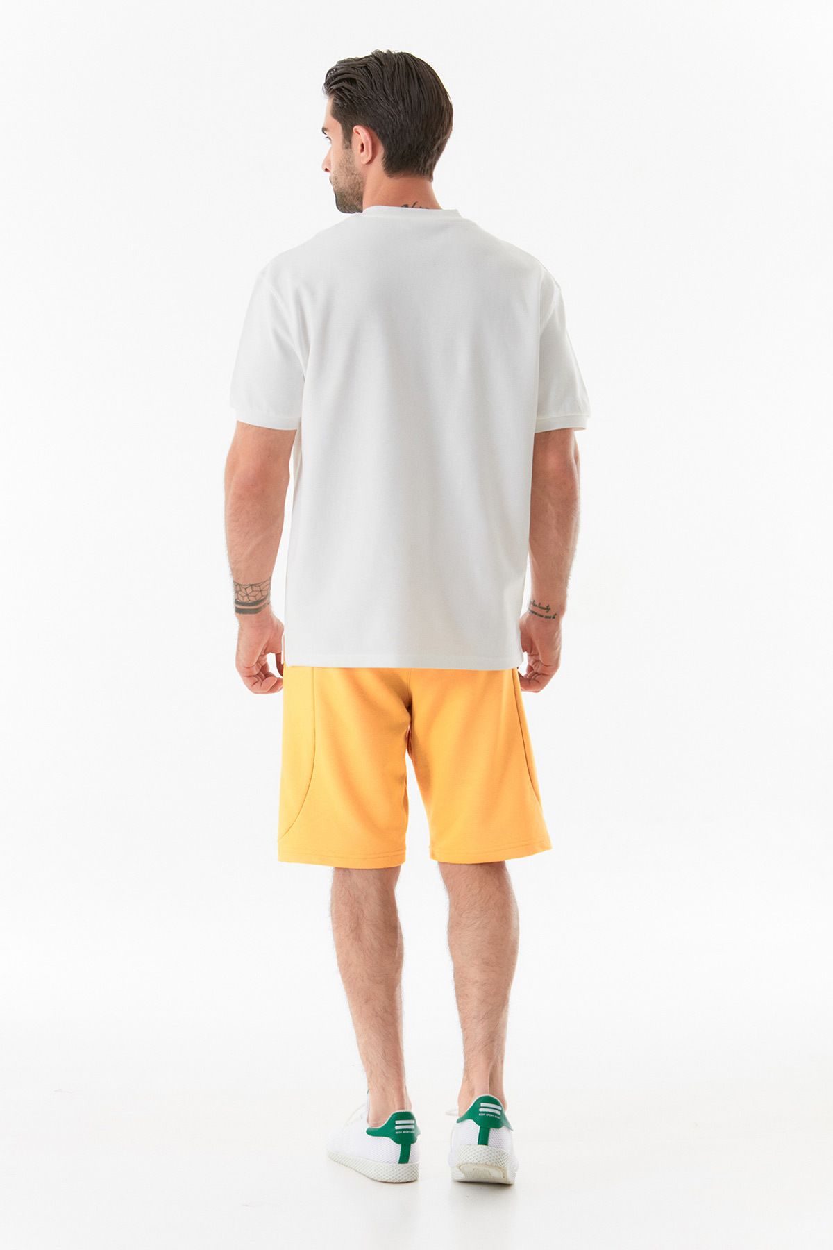Fulla Moda-Rubber Waist and Printed Shorts 2