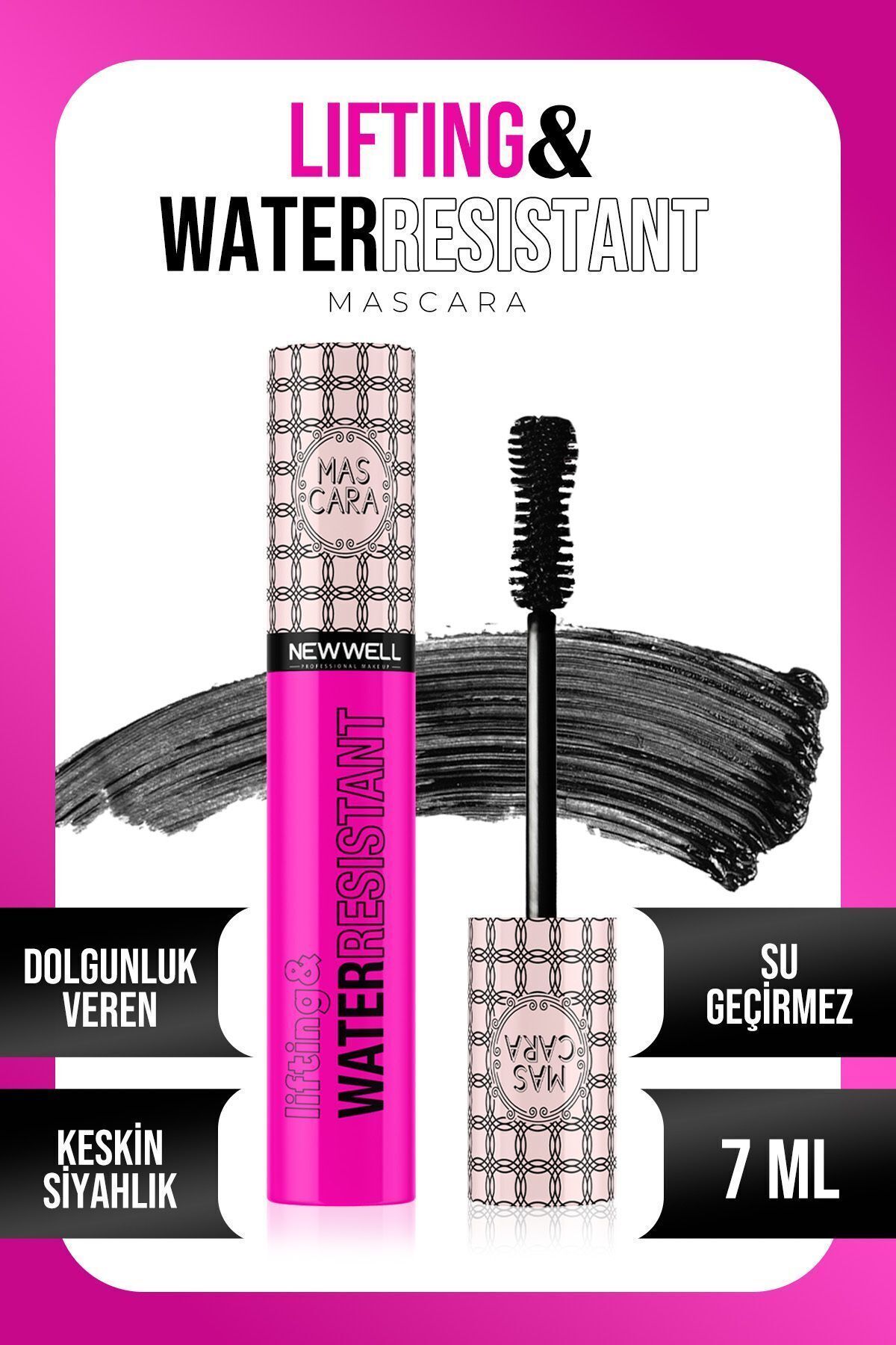 New Well Lifting Water Resistant Mascara-4