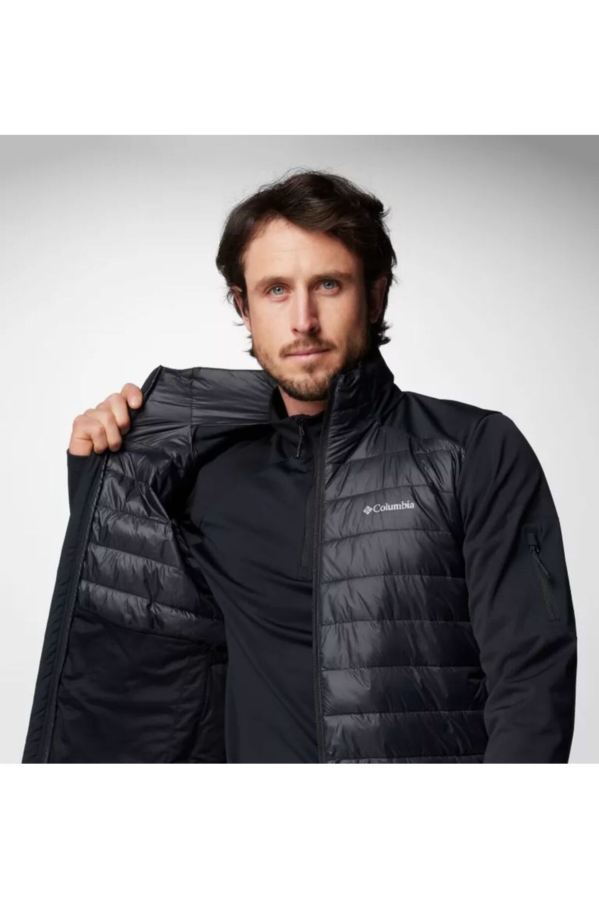 كولومبيا-التكنولوجيا ™   سترة Hybrid Softshell للرجال WO7913-010 3