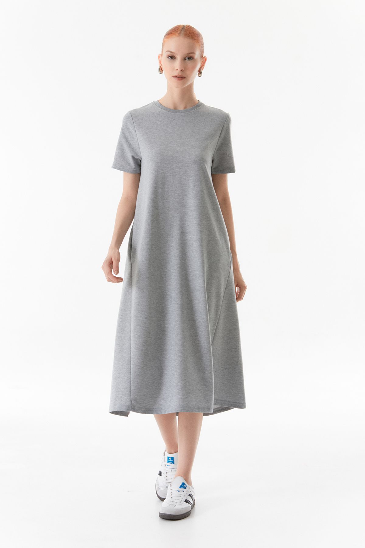 Fulla Moda-Oversize Basic Pocket Dress 5