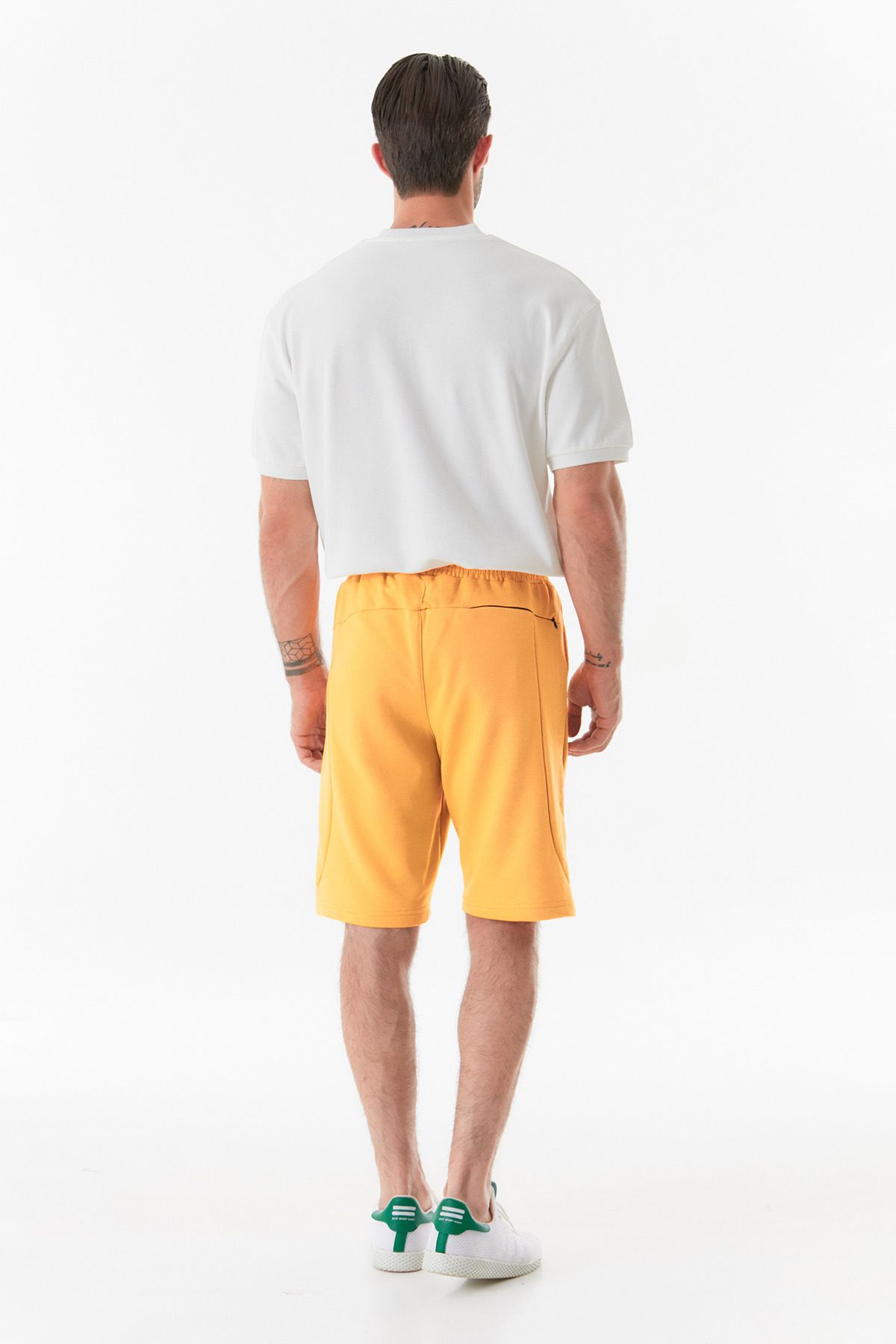 Fulla Moda-Rubber Waist and Printed Shorts 4