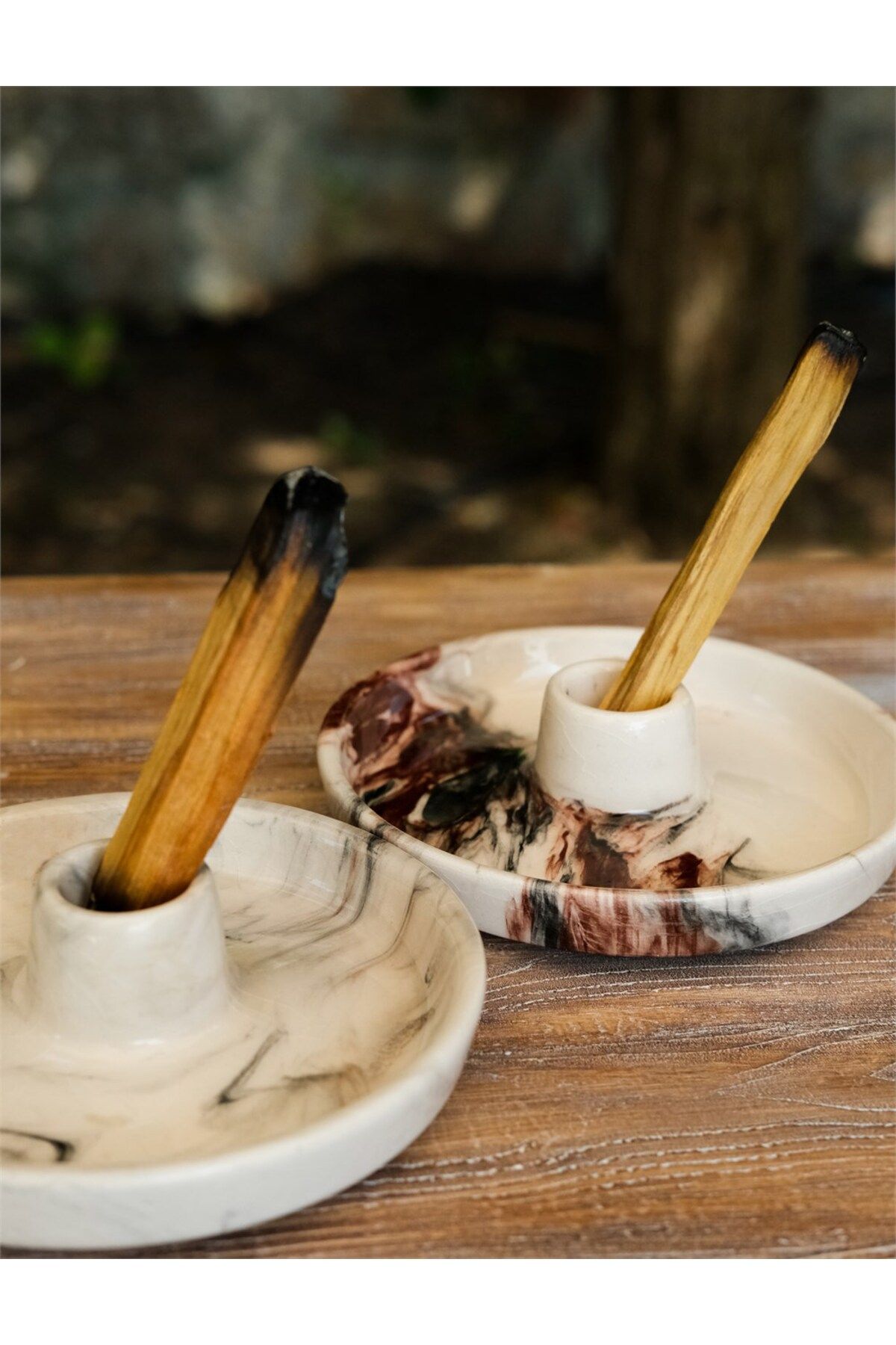 عود و اسانسسوز چند رنگ Palo Santo 18 22 GR بهبود درخت پرو PETARYA