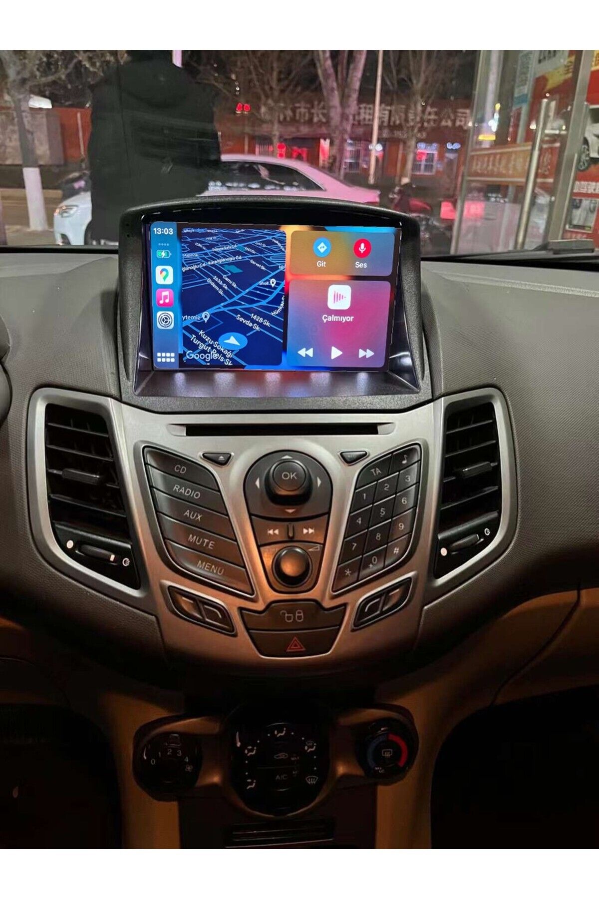 Dobest 2009-2017 Fiesta Kablosuz Carplay/navigasyon/gps/9 Inç/geri Vites Arka Görünümü Ile/4 64gb