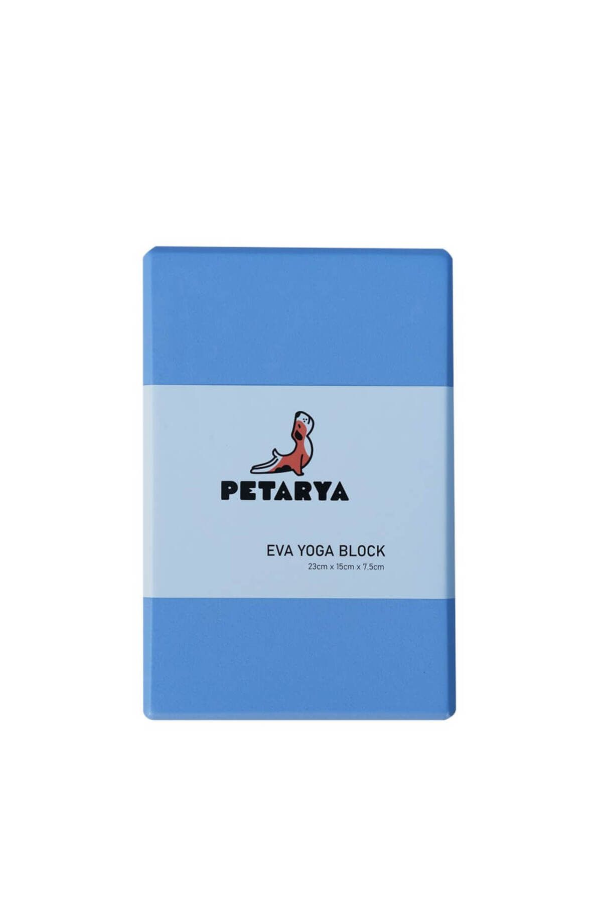 PETARYA Comfort Series Mavi Eva Yoga Blok