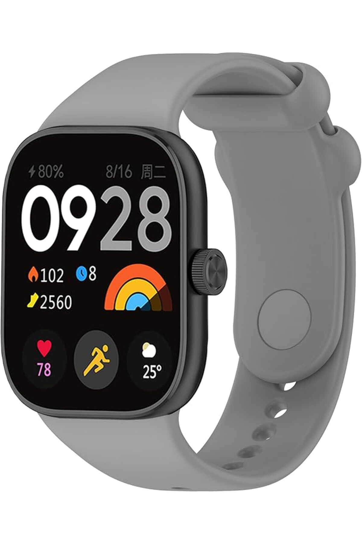 Xiaomi Redmi Watch 4 Uyumlu Kordon Liquid Silikon Ayarlanabilir Renkli Lekelere Dayanıklı Kordon