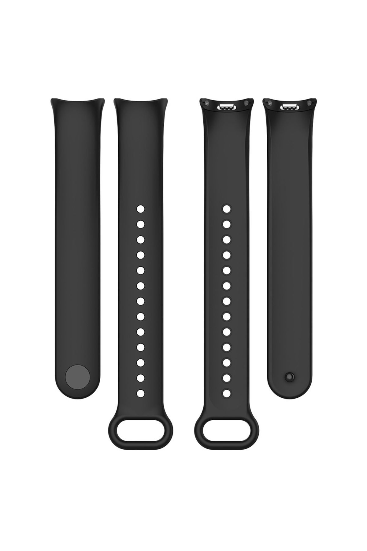 Fibaks-Xiaomi Mi Band 8/9 - Classic Color Silicone Strap Bracelet, Smart Lanyard 6