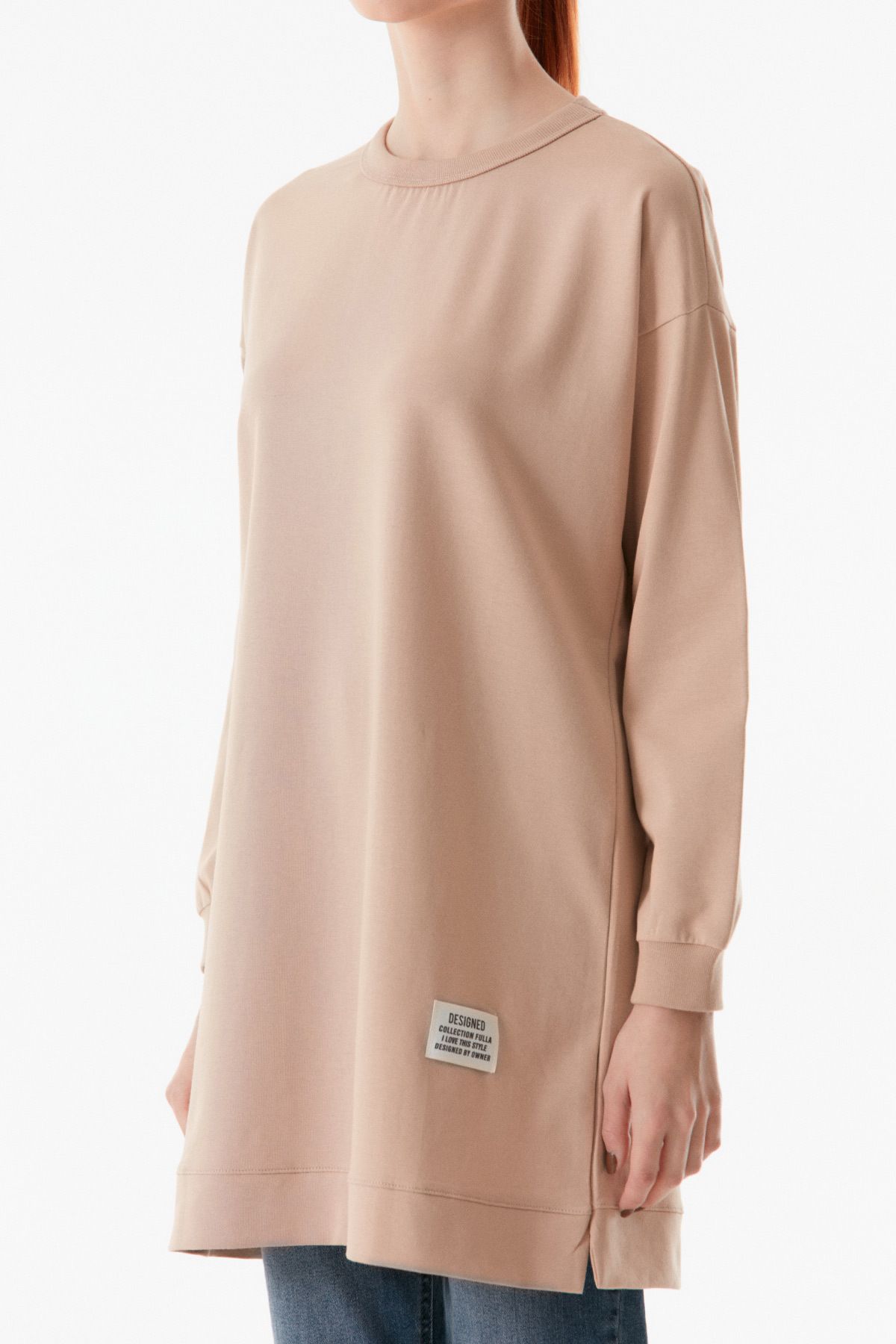 Fulla Moda-Fullamodest Basic Crew Neck Tunic 7