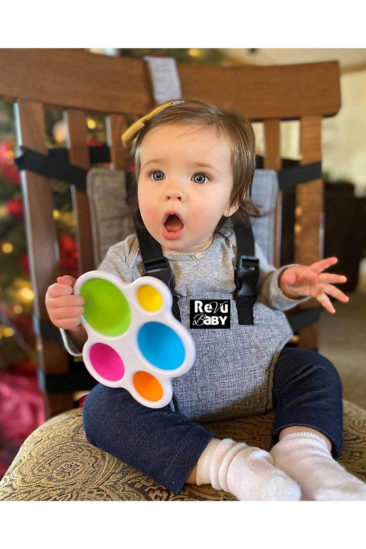 RevuBaby Portatif Kumaş Mama  Sandalyesi Taşınabilir Ayarlanabilir Mama Sandalyesi fotoğrafı 4 (önizleme)