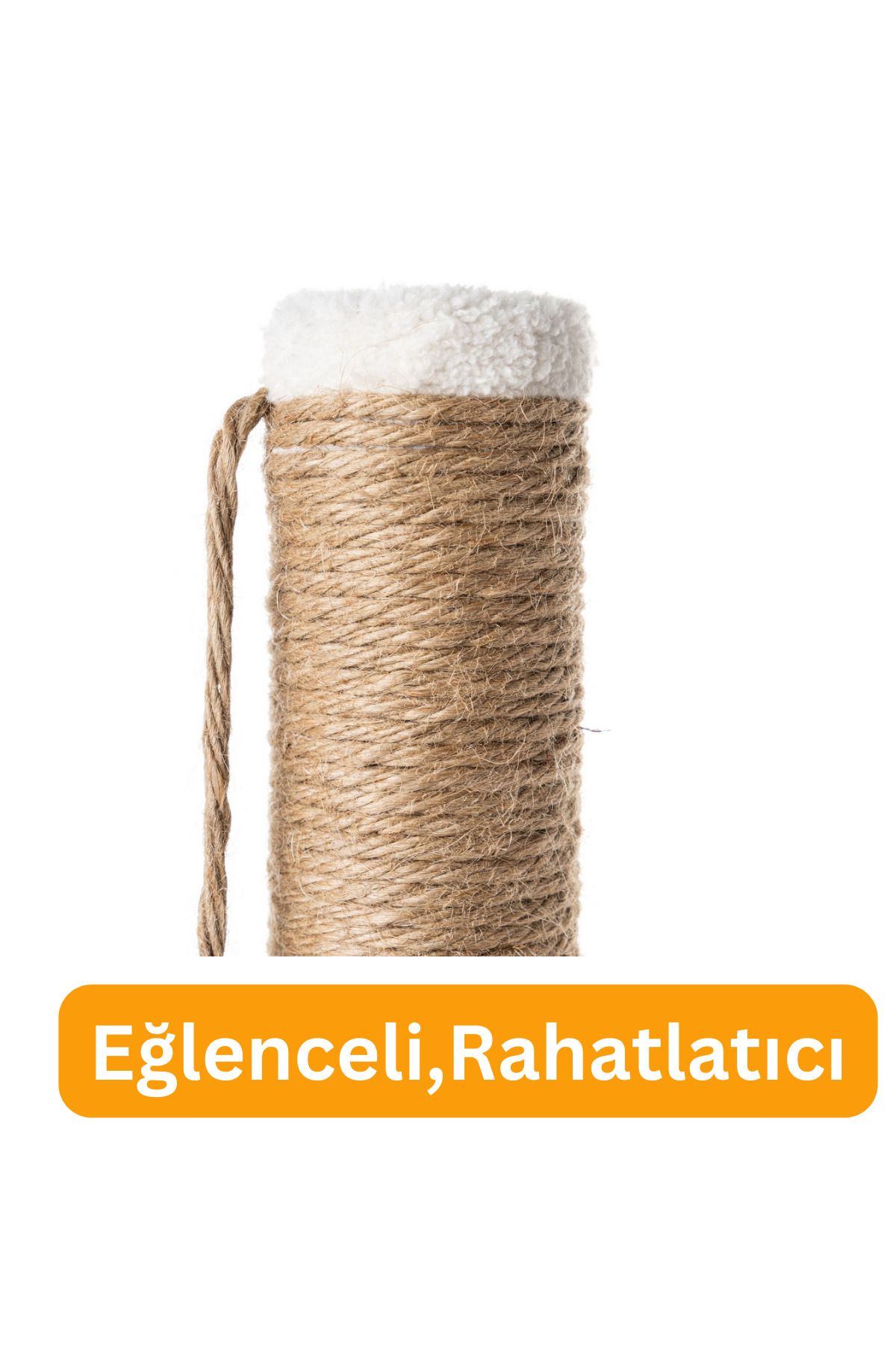 BEYLİNİ-2-Piece Plush Fabric Cat Scratch Kit - Erasable Disassembled, 42cm, 2-Step White Jump and Scratch 3