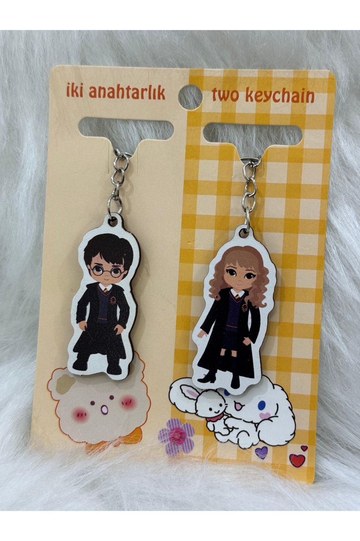 Hediyedukkani-Couple Keychain Dear Keychain - with Key Chain and Card 2