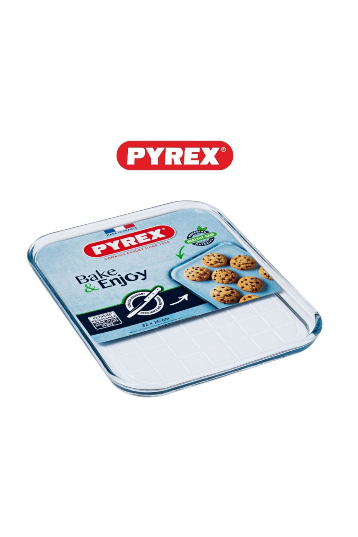 Pyrex-Bake & Enjoy Baking Tray 32x26cm - Durable, Multi-Purpose Tray 2