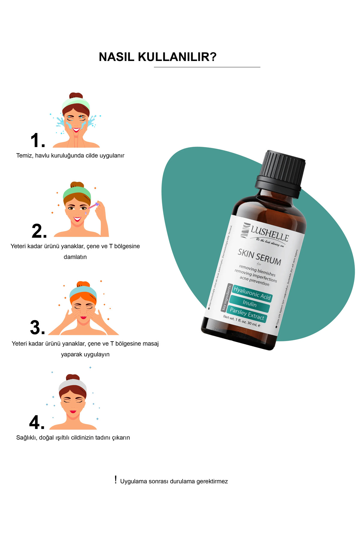 سرم پوست   Lushelle | SRM001 اورجینال - تصویر 6