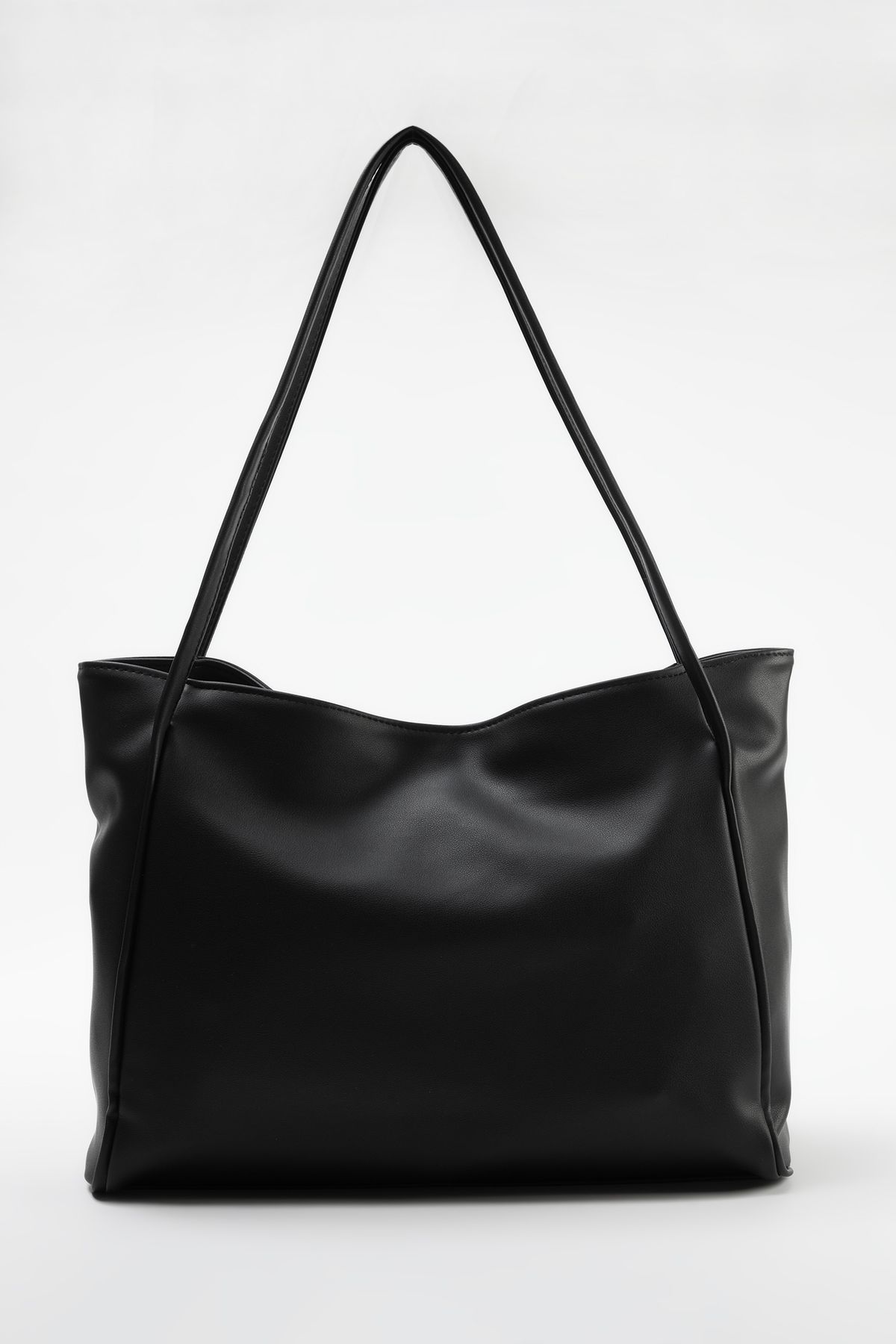 TRENDYOL SHOES-Maxi Tote fekete női válltáska - TWOAW25OC00008 4
