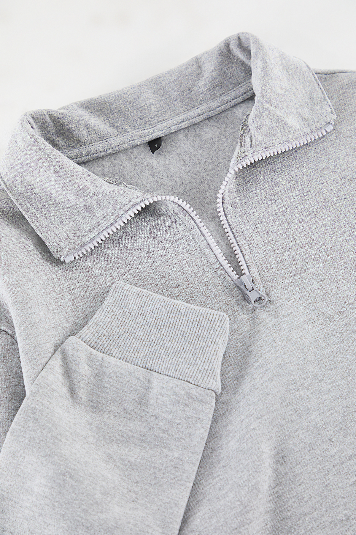 Trendyolmilla  Siyah-Kar Melanj 2'li Paket Regular/Normal Kesim İçi Polar/Sıcak Tutan Sweatshirt TMNAW25SW00205 - Görsel 7