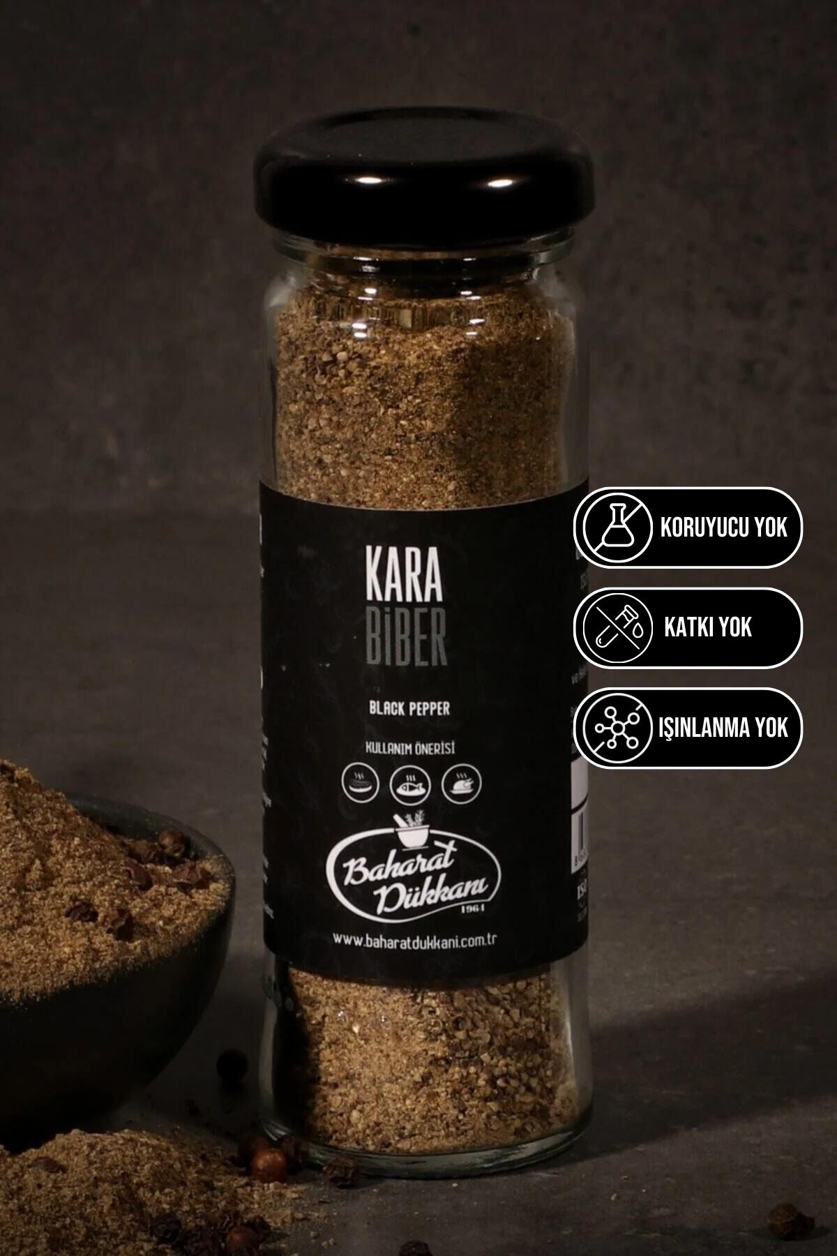 Baharat Dükkanı Karabiber (öğütülmüş) 55gr (cam)