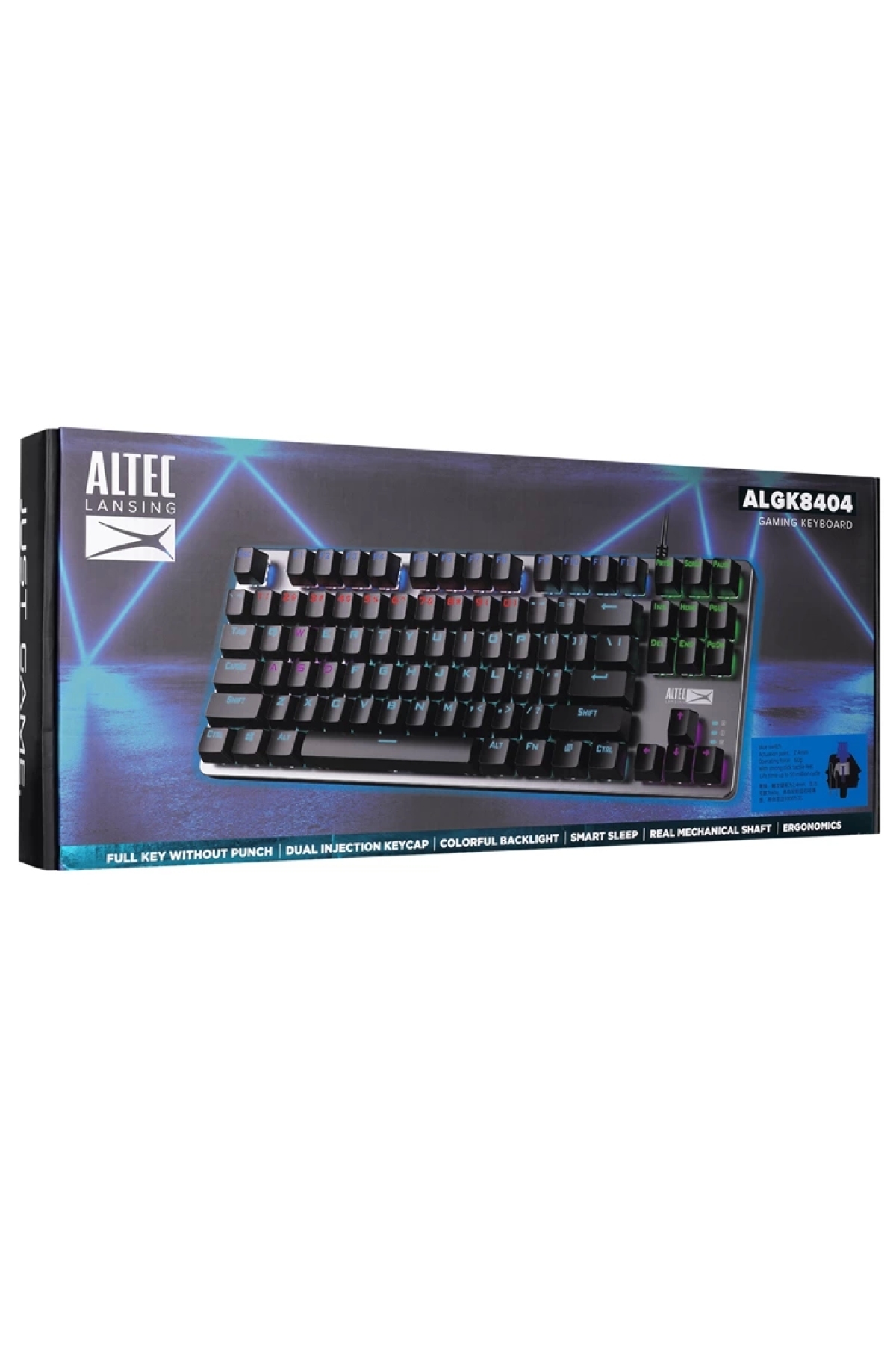 Genel Markalar ALTEC LANSİNG ALGK8404 SİYAH/GÜMÜŞ BLUE SWITCH