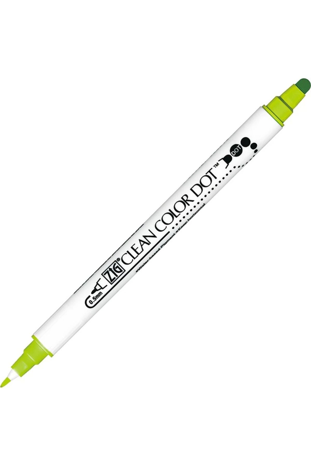 Zig-Clean Color Double Ended Point Pen Tc-6100 402 Kiwi 1